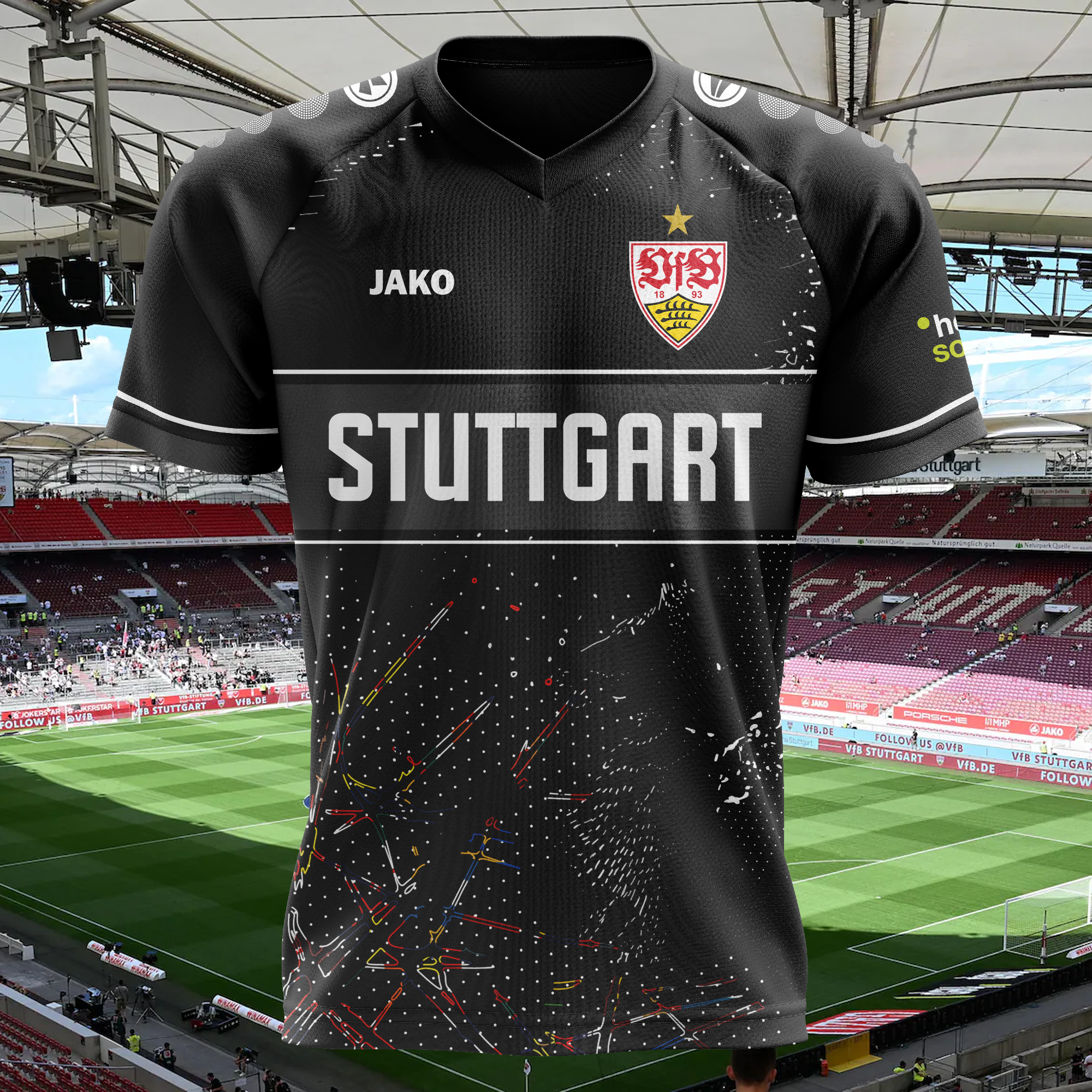 VfB Stuttgart 2024-25 Third Kit Retro Shirt PT58270