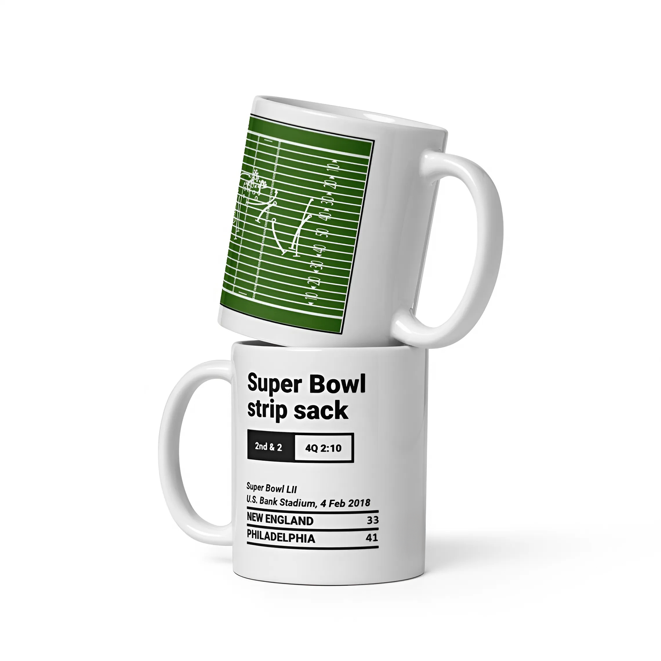 Philadelphia Eagles Greatest Plays Mug : Rookie Pick 6 (2025) PT68813 (Copy)