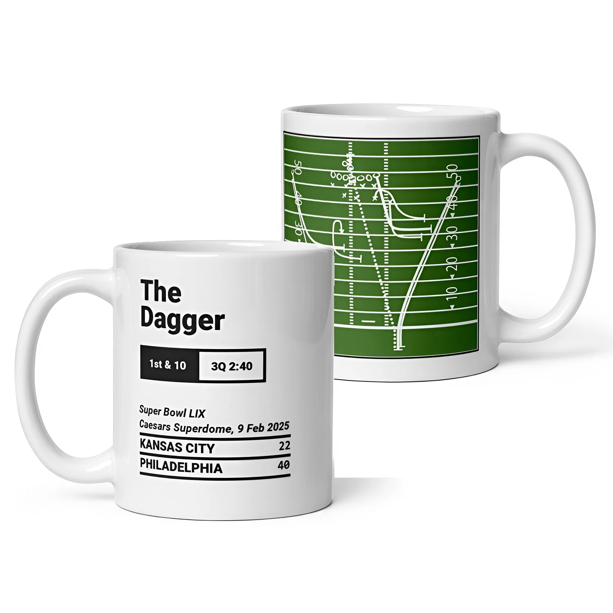 Philadelphia Eagles Greatest Plays Mug The Dagger (2025) Mug PT68626 (Copy)