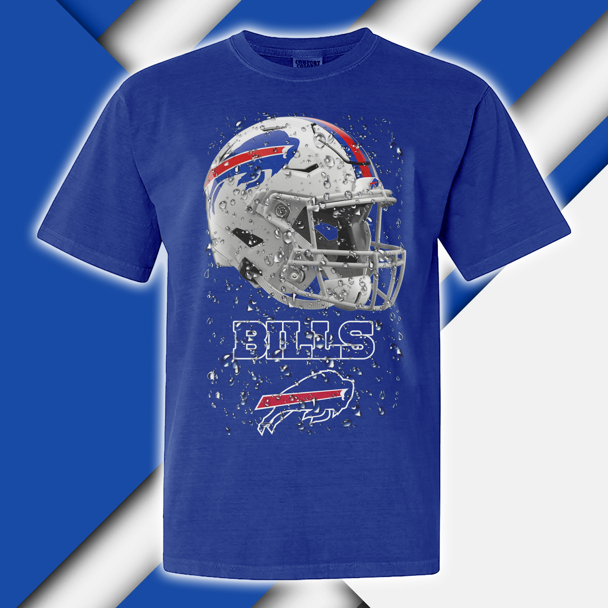 Buffalo Bills T-shirt Helmet NFL PT68913