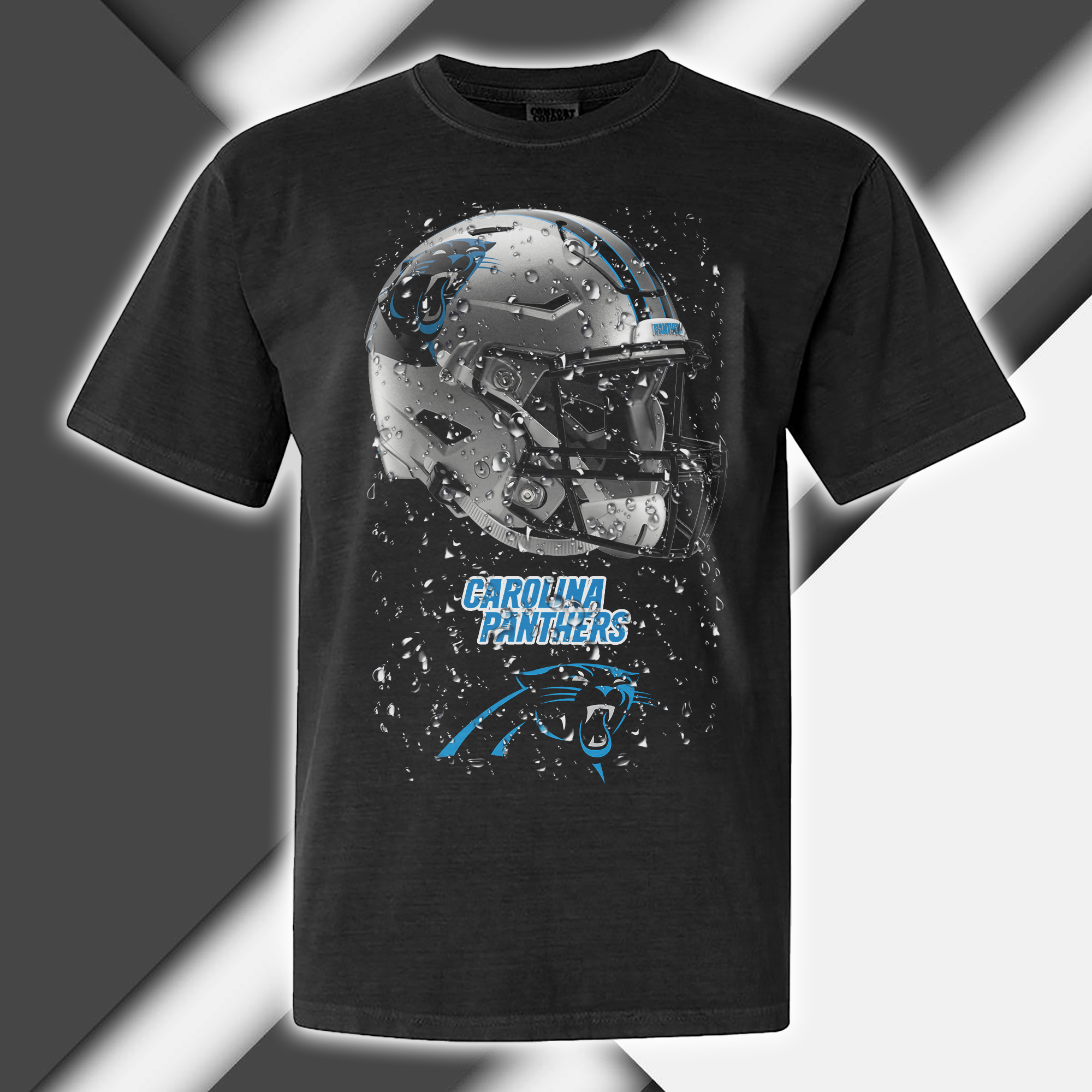 Carolina Panthers T-shirt Helmet NFL PT68914