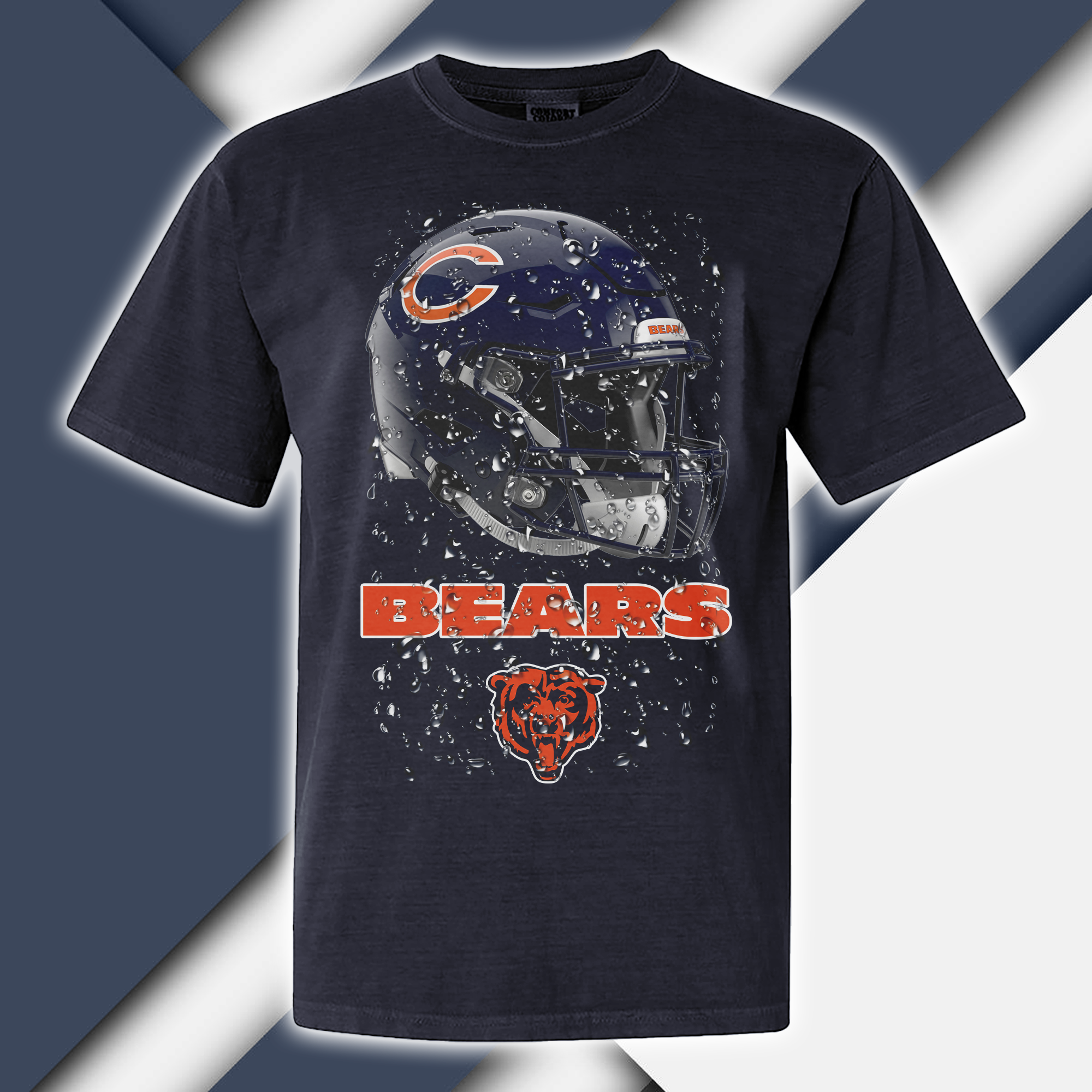 Chicago Bears T-shirt Helmet NFL PT68915