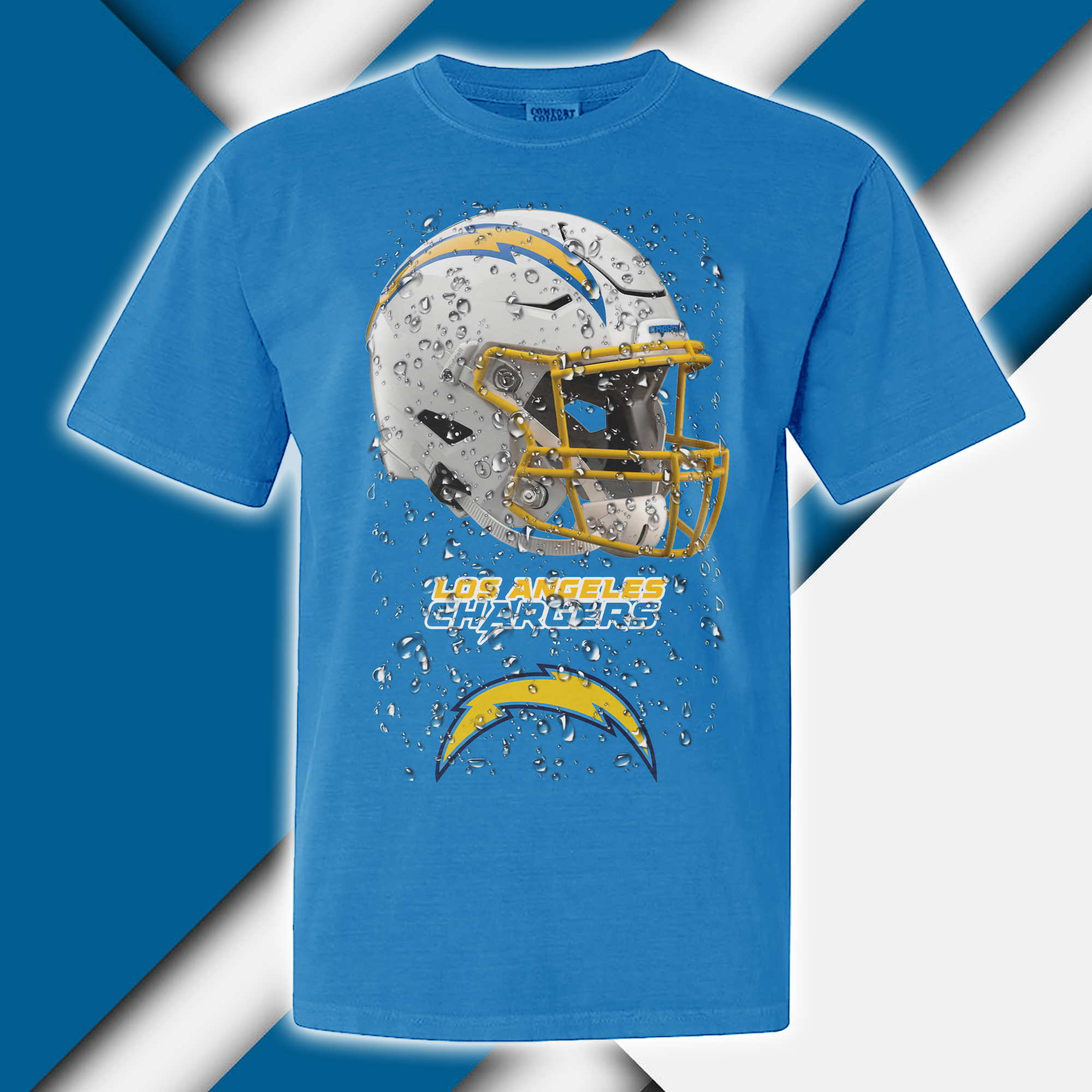 Los Angeles Chargers T-shirt Helmet NFL PT68927