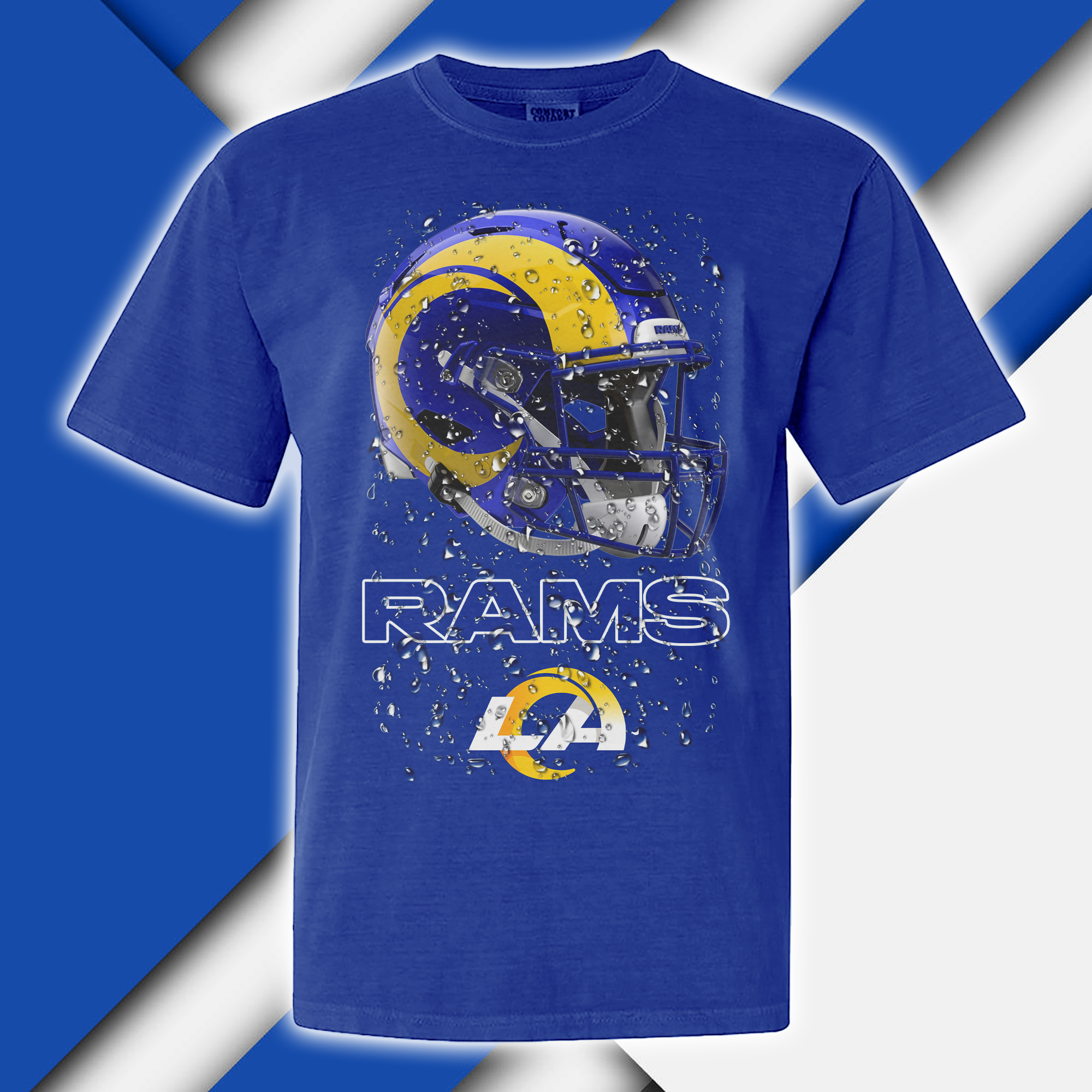 Los Angeles Rams T-shirt Helmet NFL PT68928