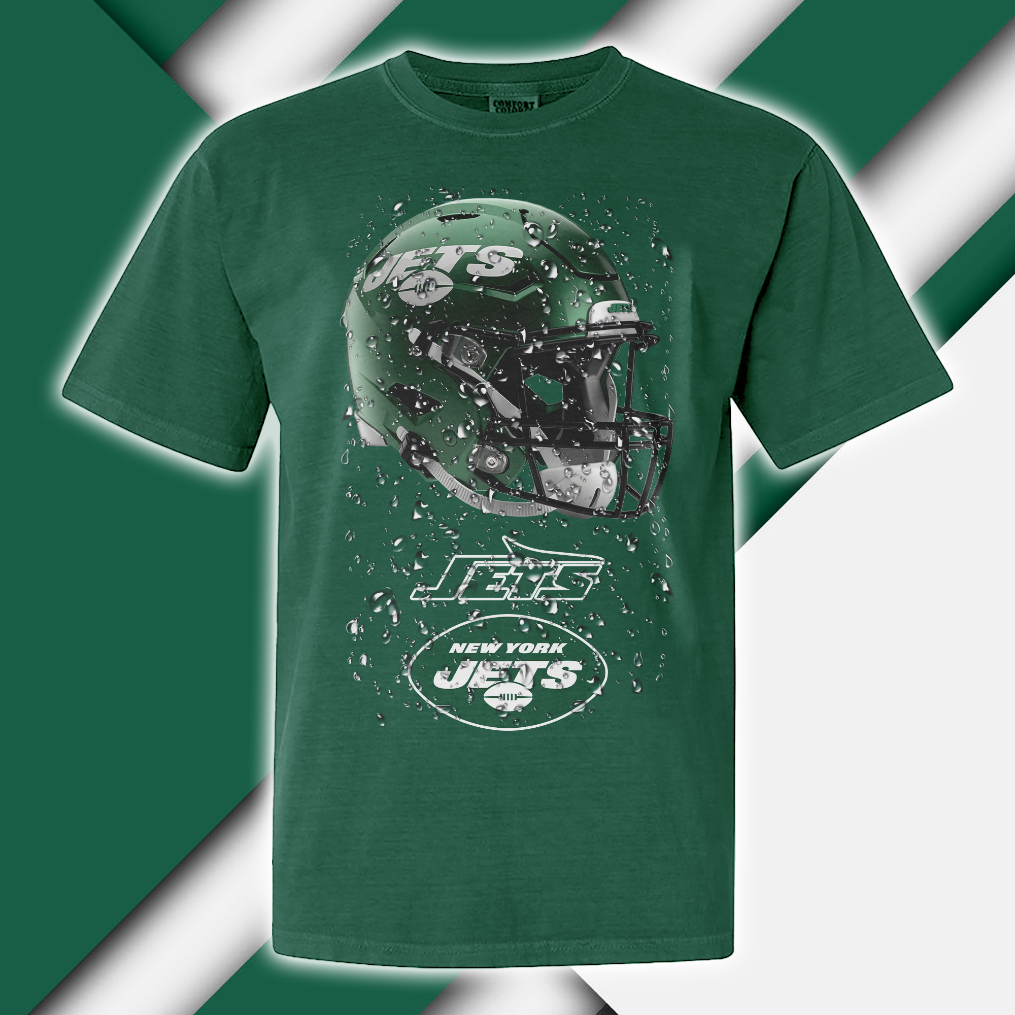 New York Jets T-shirt Helmet NFL PT68934