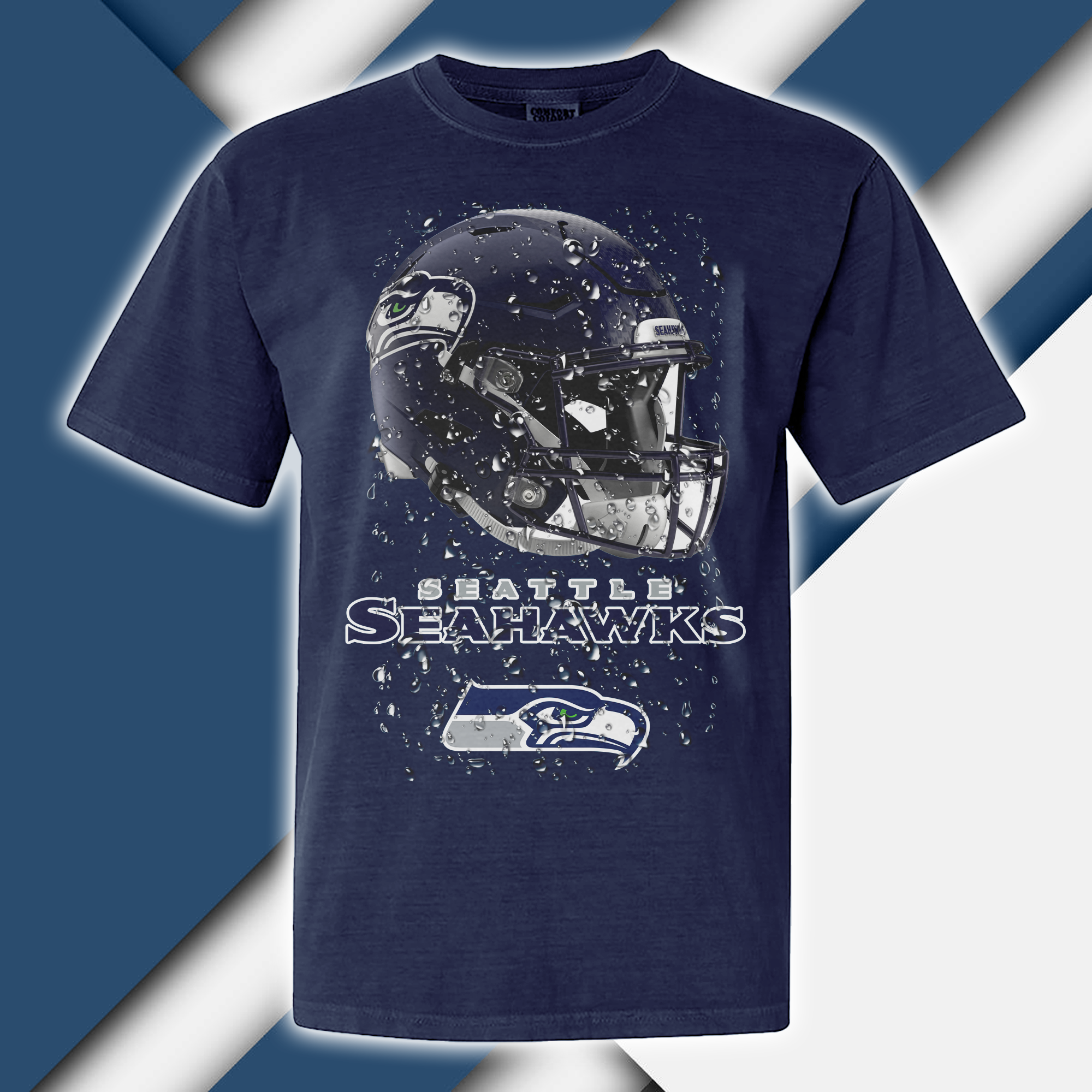 Seattle Seahawks T-shirt Helmet NFL PT68938