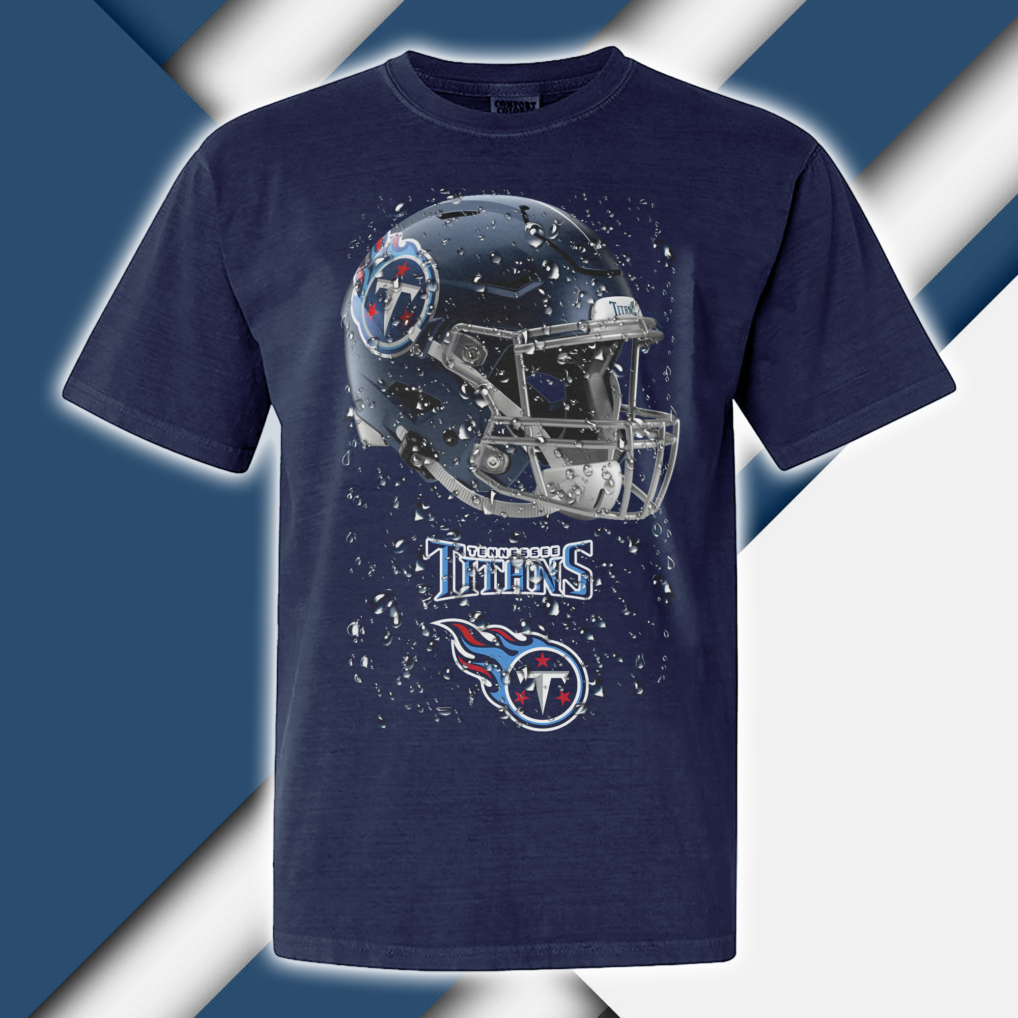 Tennessee Titans T-shirt Helmet NFL PT68940
