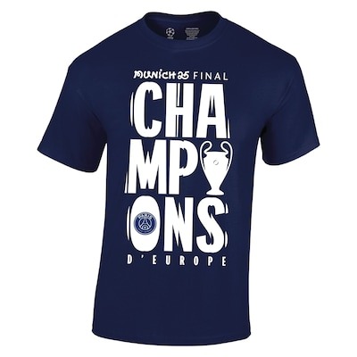 PSG European Champions Jersey Roster Graphic T-Shirt PT69058