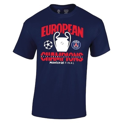 PSG UCL Champions 2025 European Champions Graphic T-Shirt  PT69059