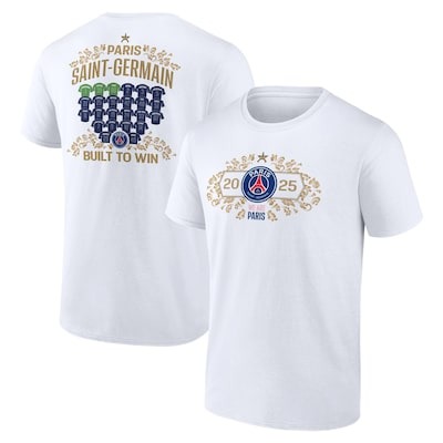 PSG European Champions Jersey Roster Graphic T-Shirt PT69057
