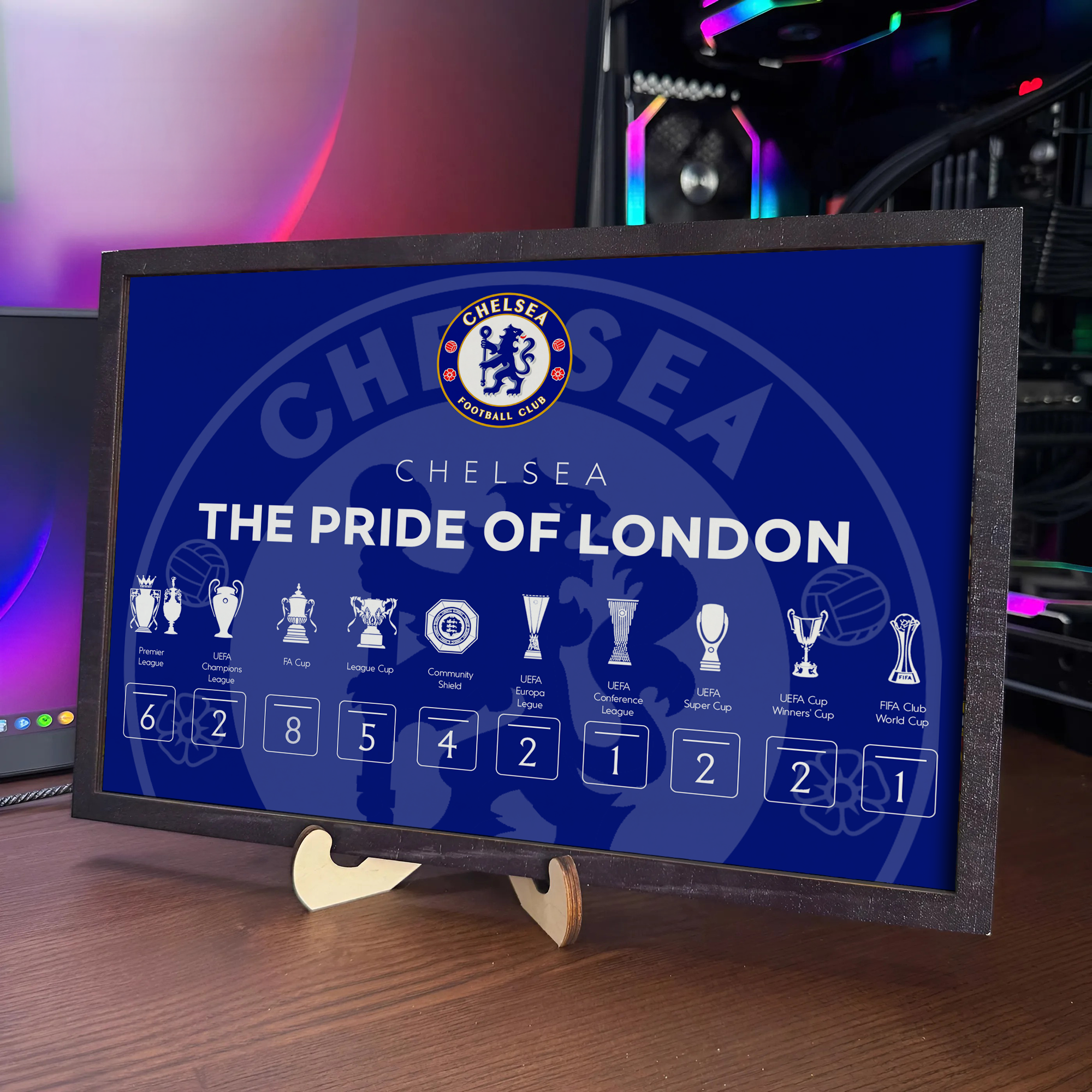 Liverpool F.C. Wooden Sign With Wooden Stand PT69468 (Copy)