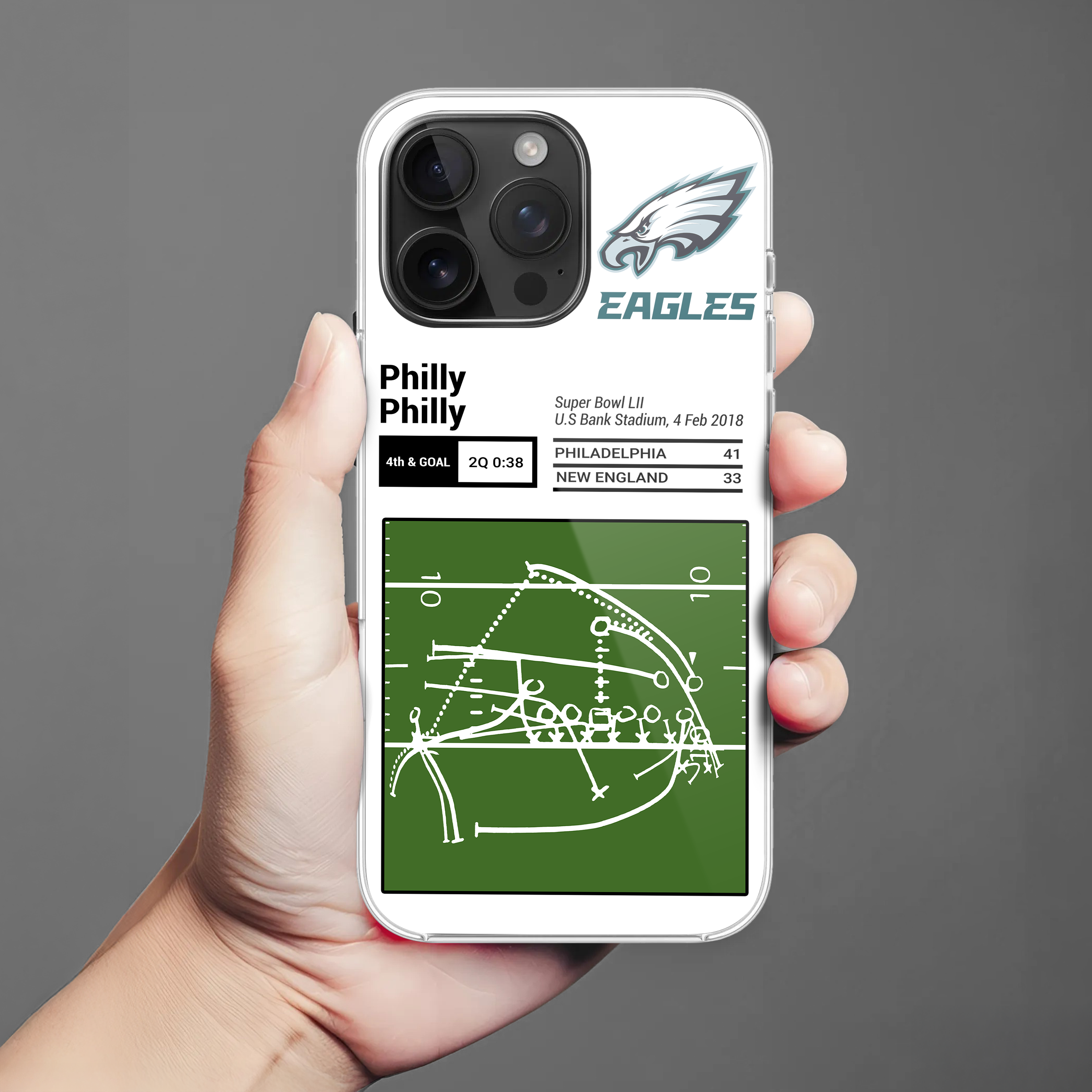 Greatest Philadelphia Eagles Plays Philly Philly (2018)  Phone Case PT69474