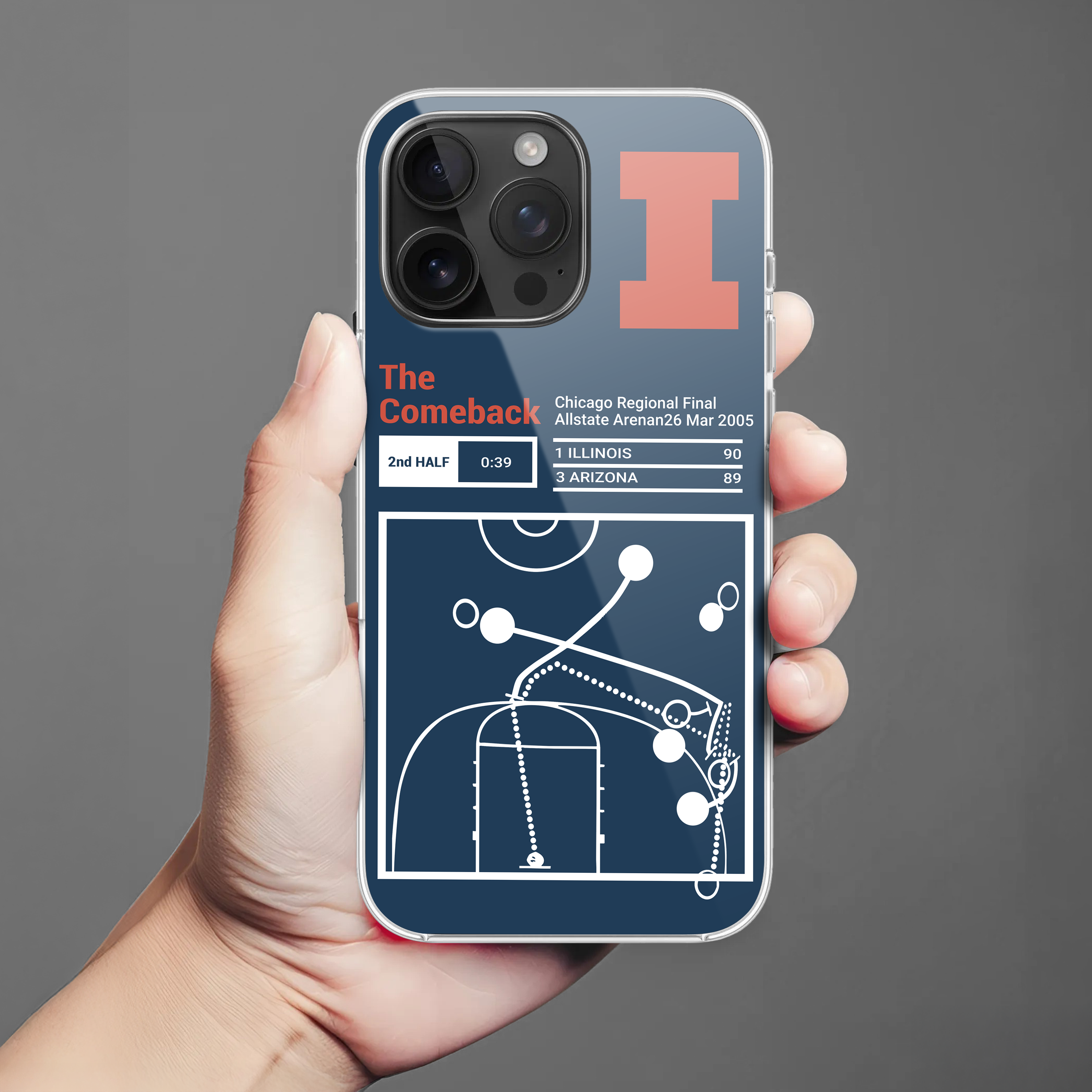 Greatest  Illinois Fighting Illini Basketball Plays – The Comeback (2005)  Phone Case PT69472