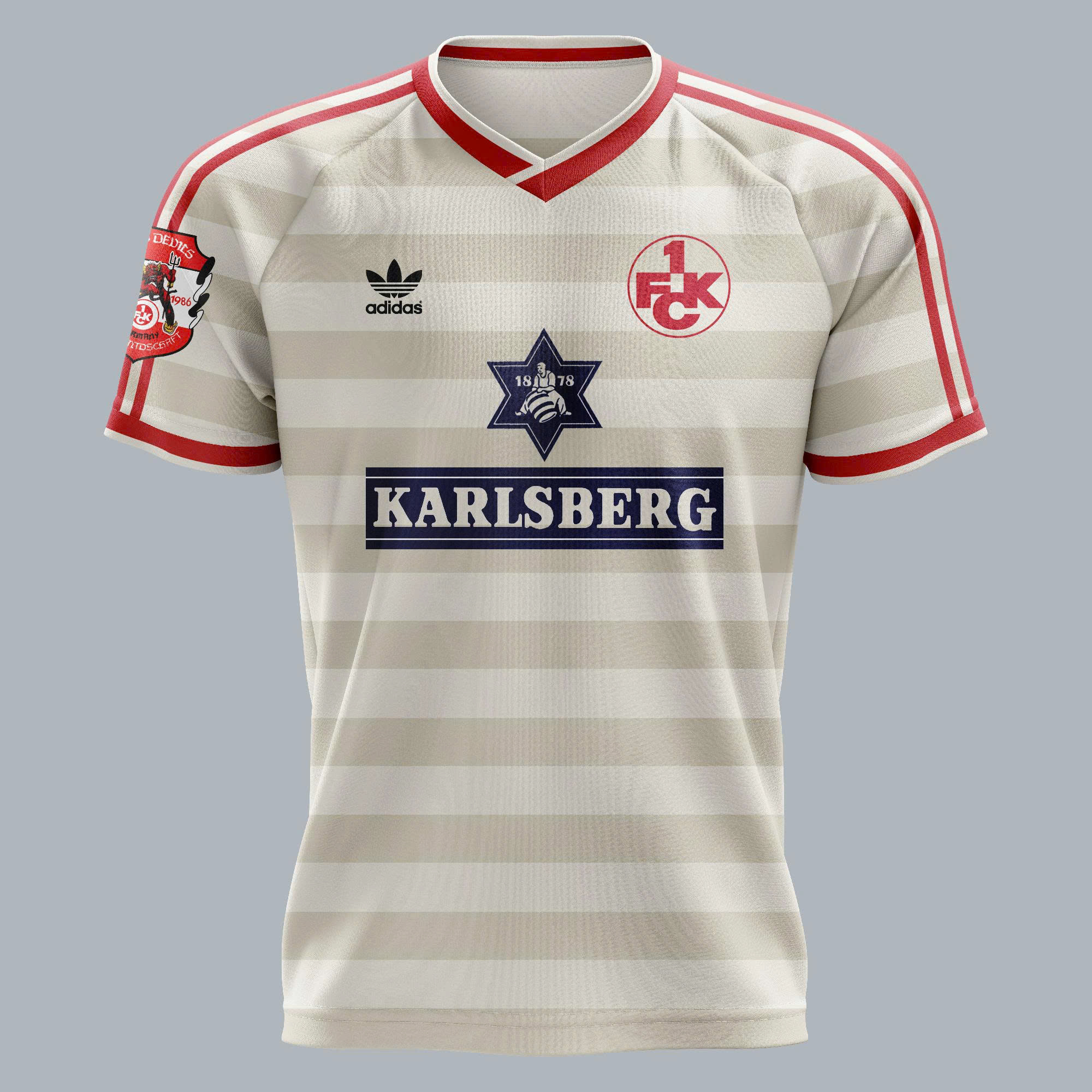 1. FC Kaiserslautern 1984-1985 Away Retro Shirt PT69936