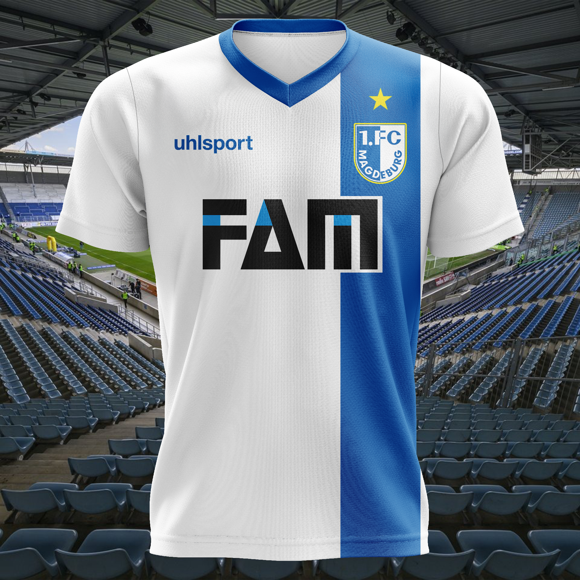 1. FC Magdeburg 2023-24 Anniversary Shirt  PT71648 (Copy)