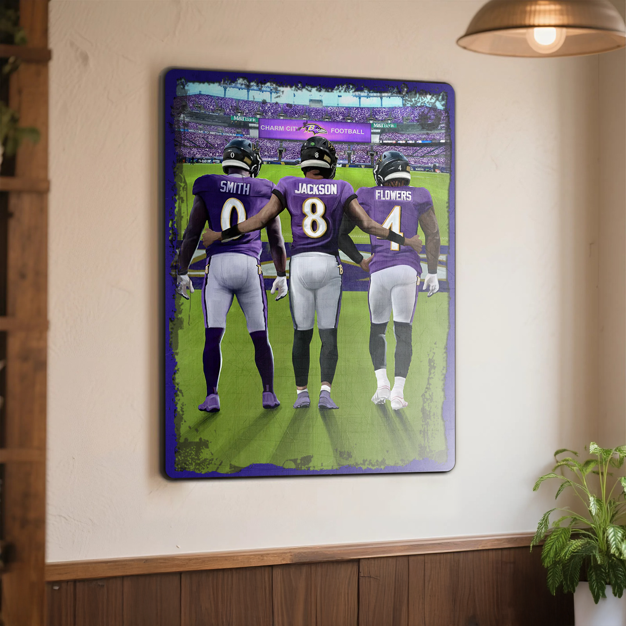 Baltimore Ravens Metal Sign PT71654