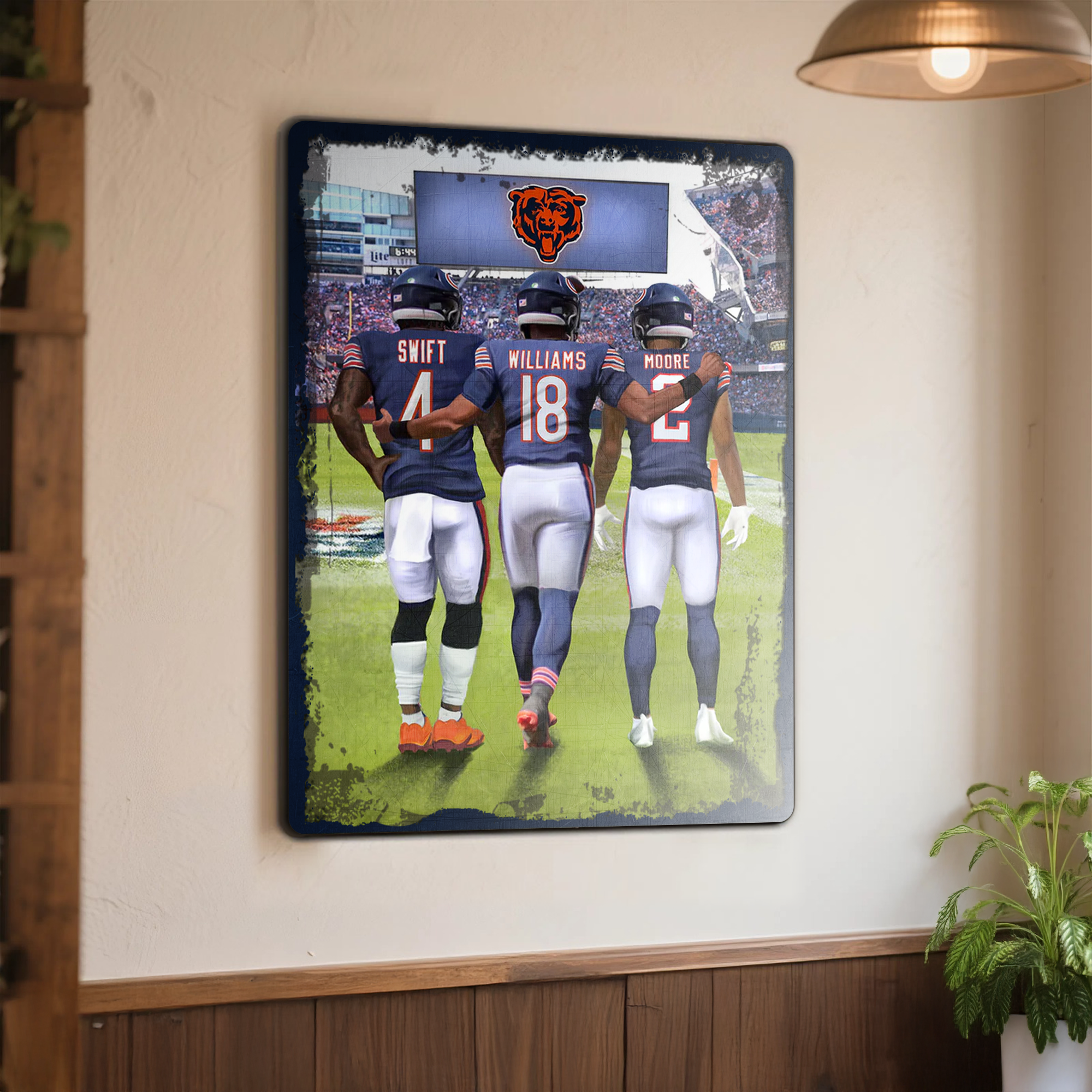 Chicago Bears Metal Sign PT71657