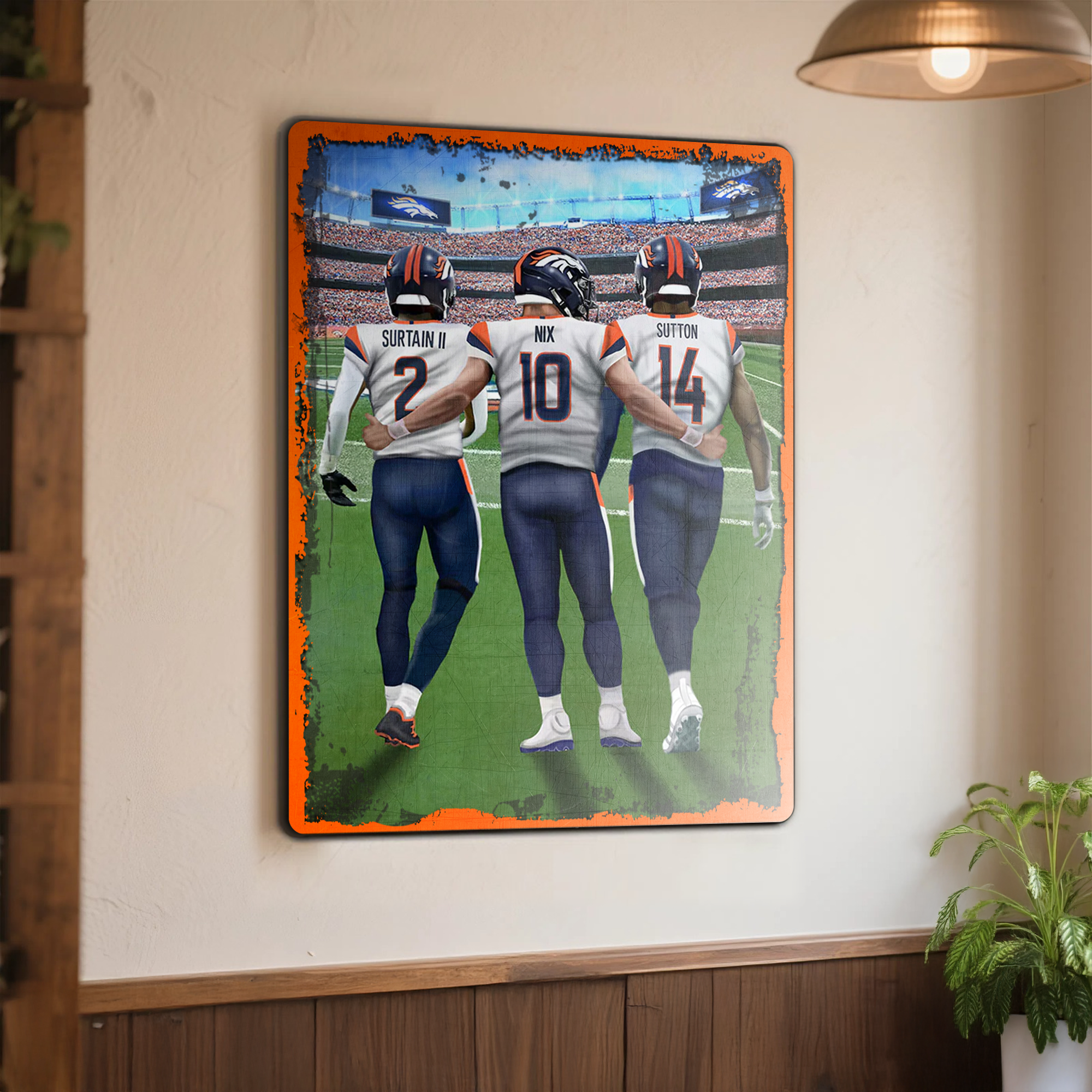 Denver Broncos Metal Sign PT71661