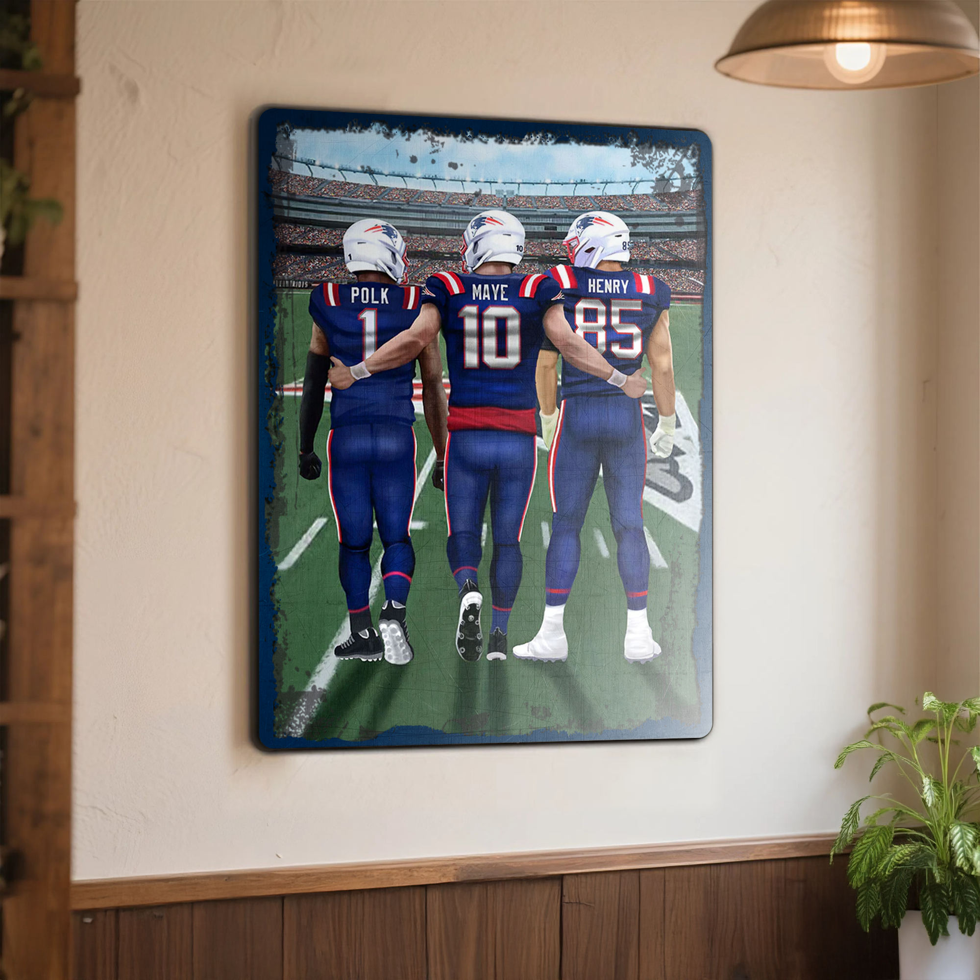 New England Patriots Metal Sign PT71673