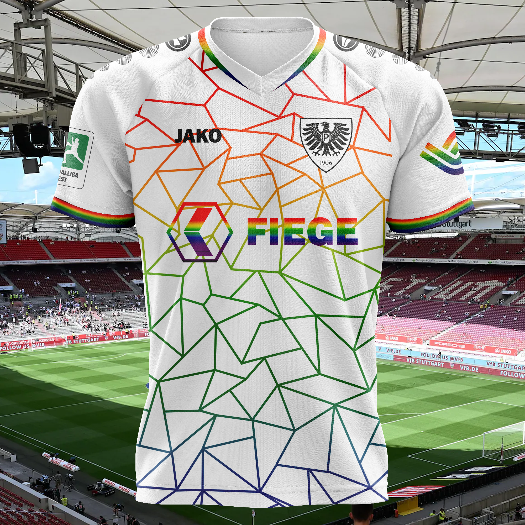 1. FC Magdeburg 2017-18 Home Shirt  PT71649 (Copy)