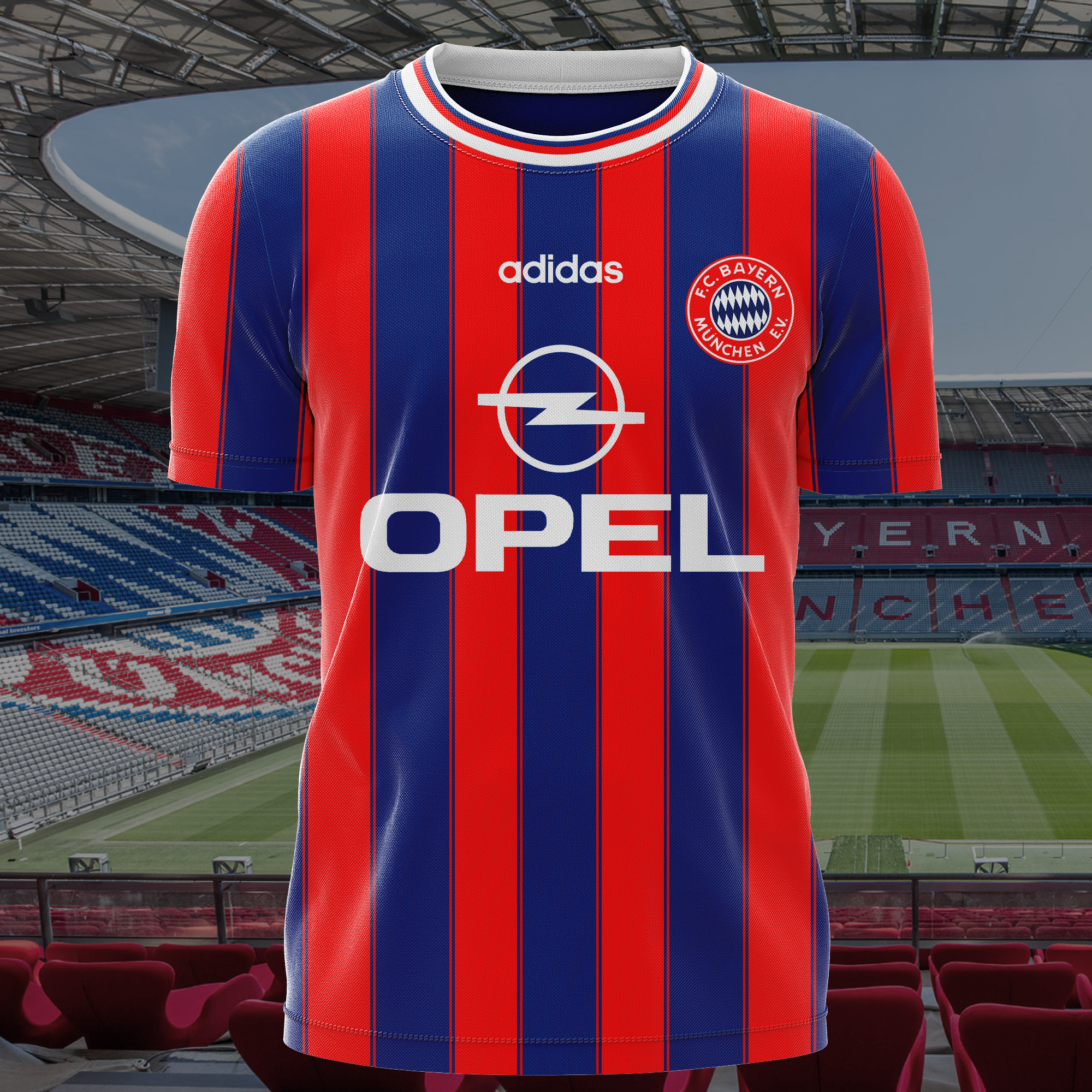 Bayern München 1995- 1996 Retro Shirt PT51076