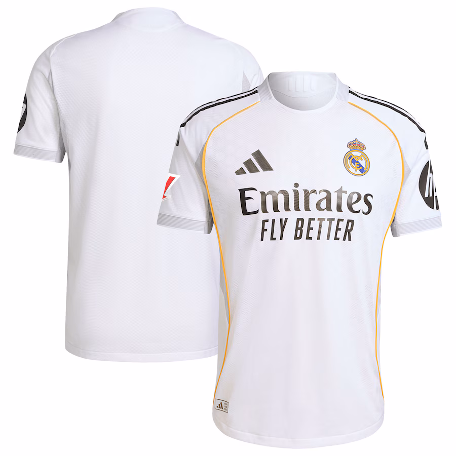 Real Madrid adidas 2025/26 Home Authentic Jersey - White PT71704