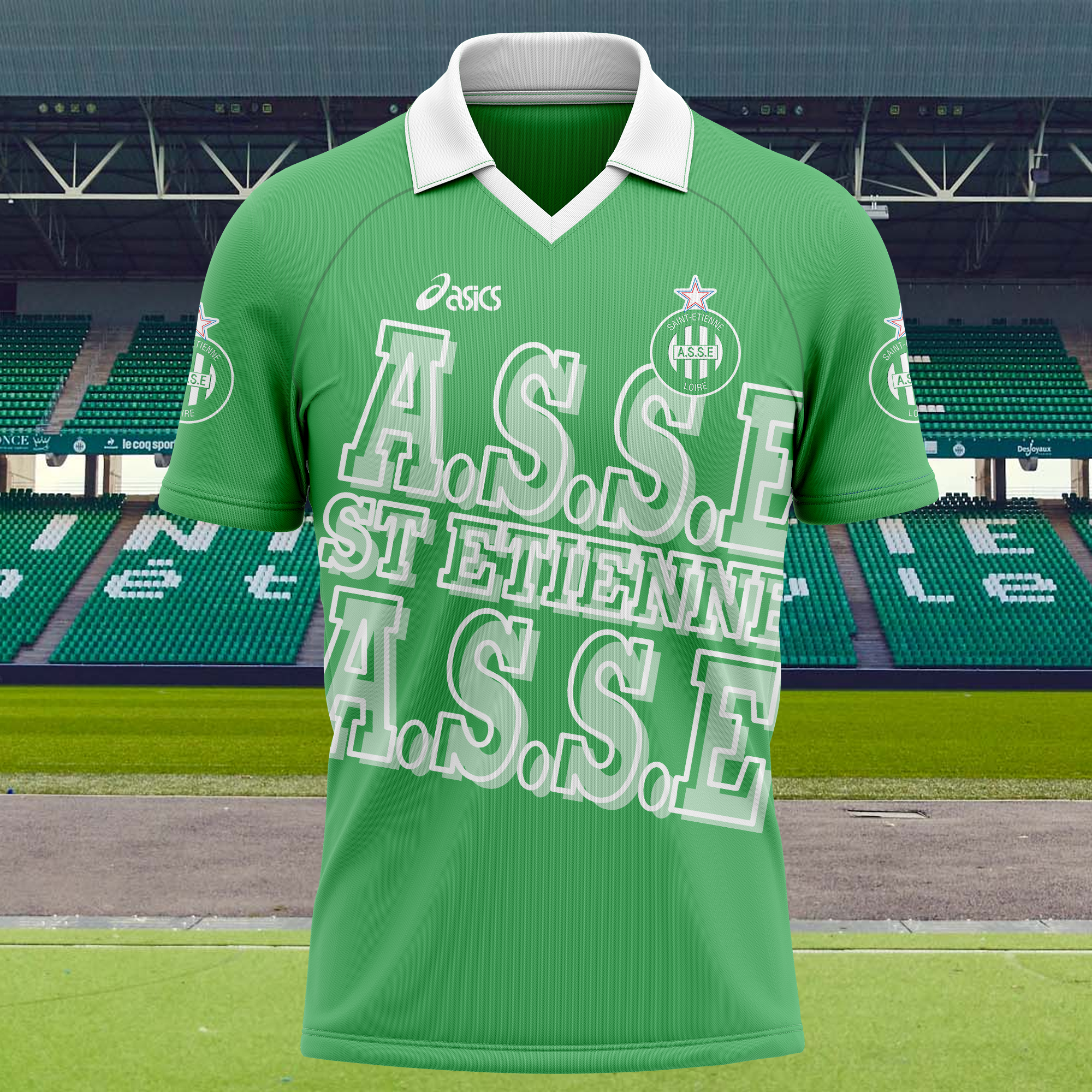 AS Saint-Étienne 1998-99 Training 2 Shirt Retro Shirt PT71686
