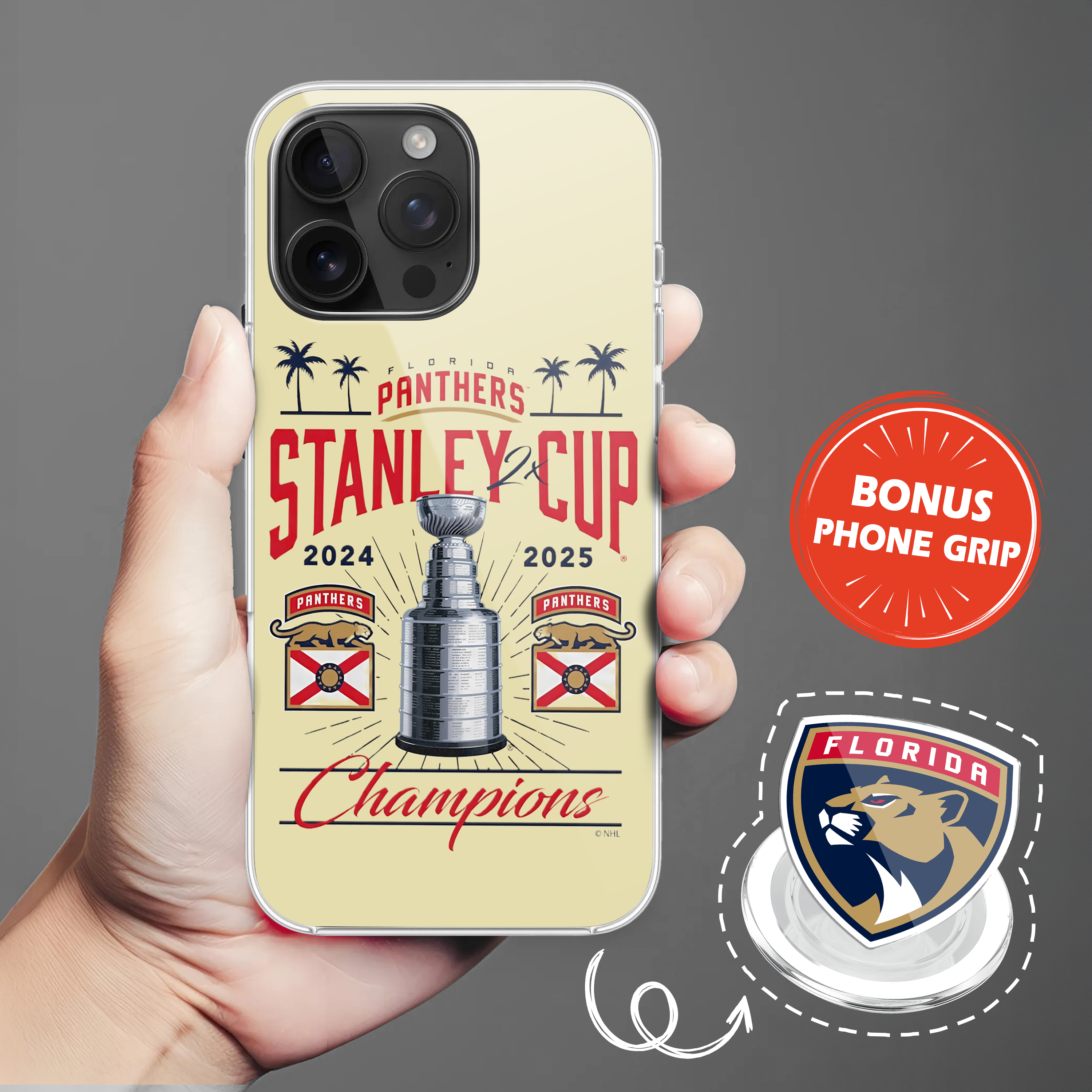 Florida Panthers 2025 Stanley Cup Champions  Phone Case PT71720 (Copy)