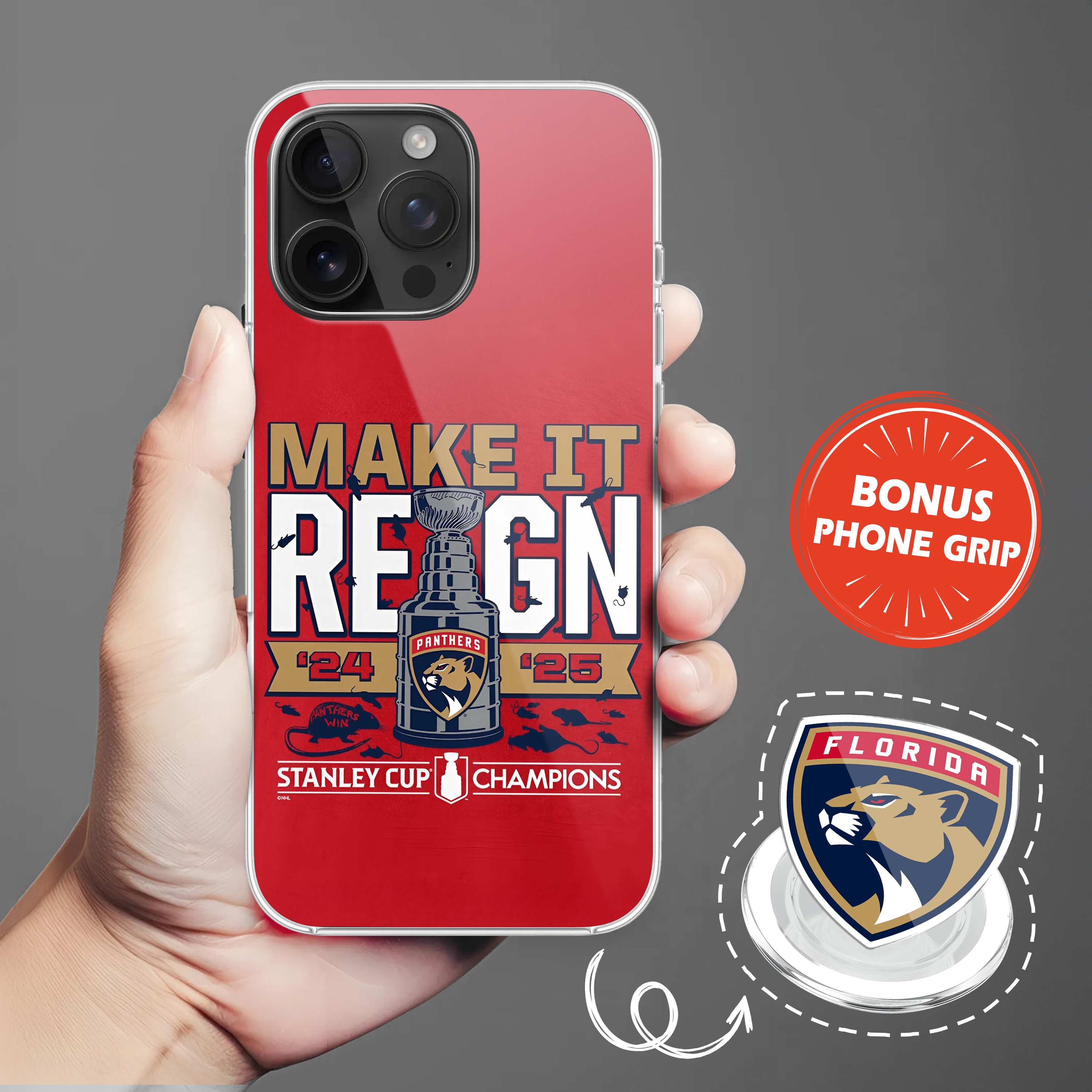 Florida Panthers 2025 Stanley Cup Champions  Phone Case PT71720