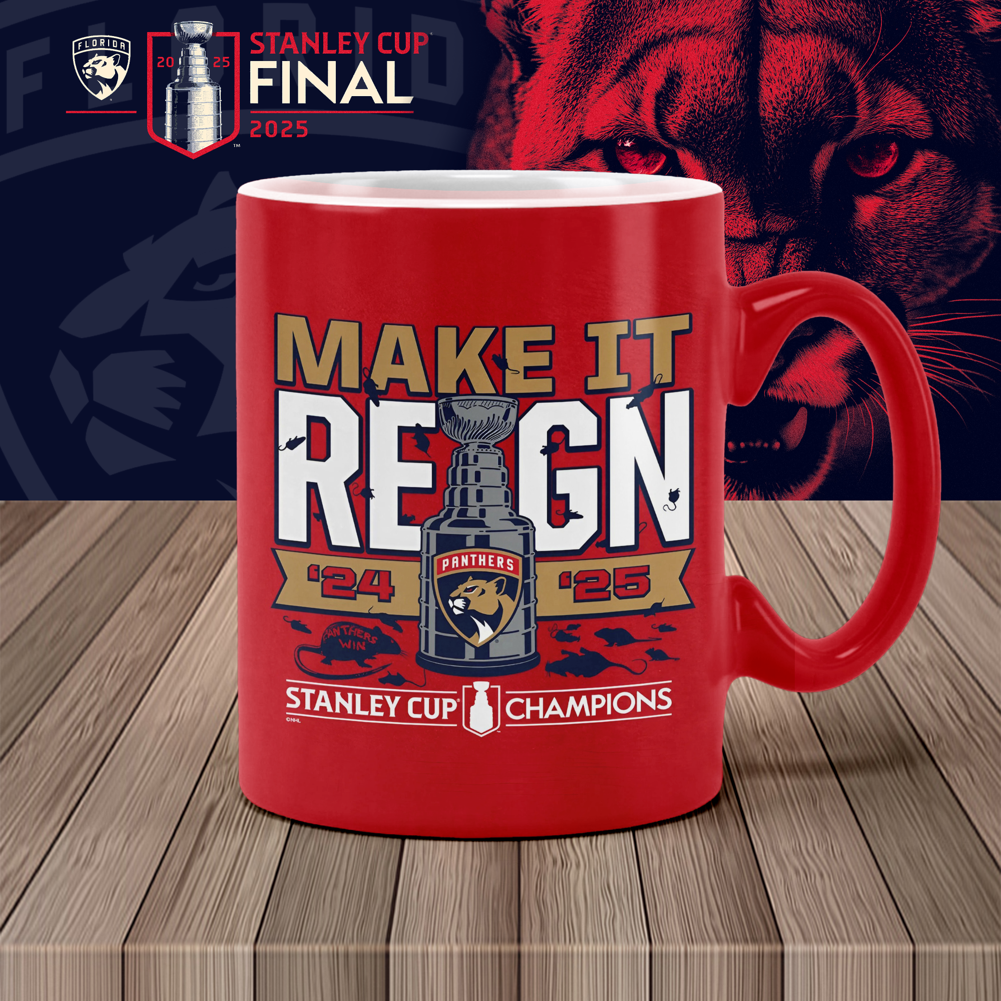 Florida Panthers 2025 Stanley Cup Champions PT71716