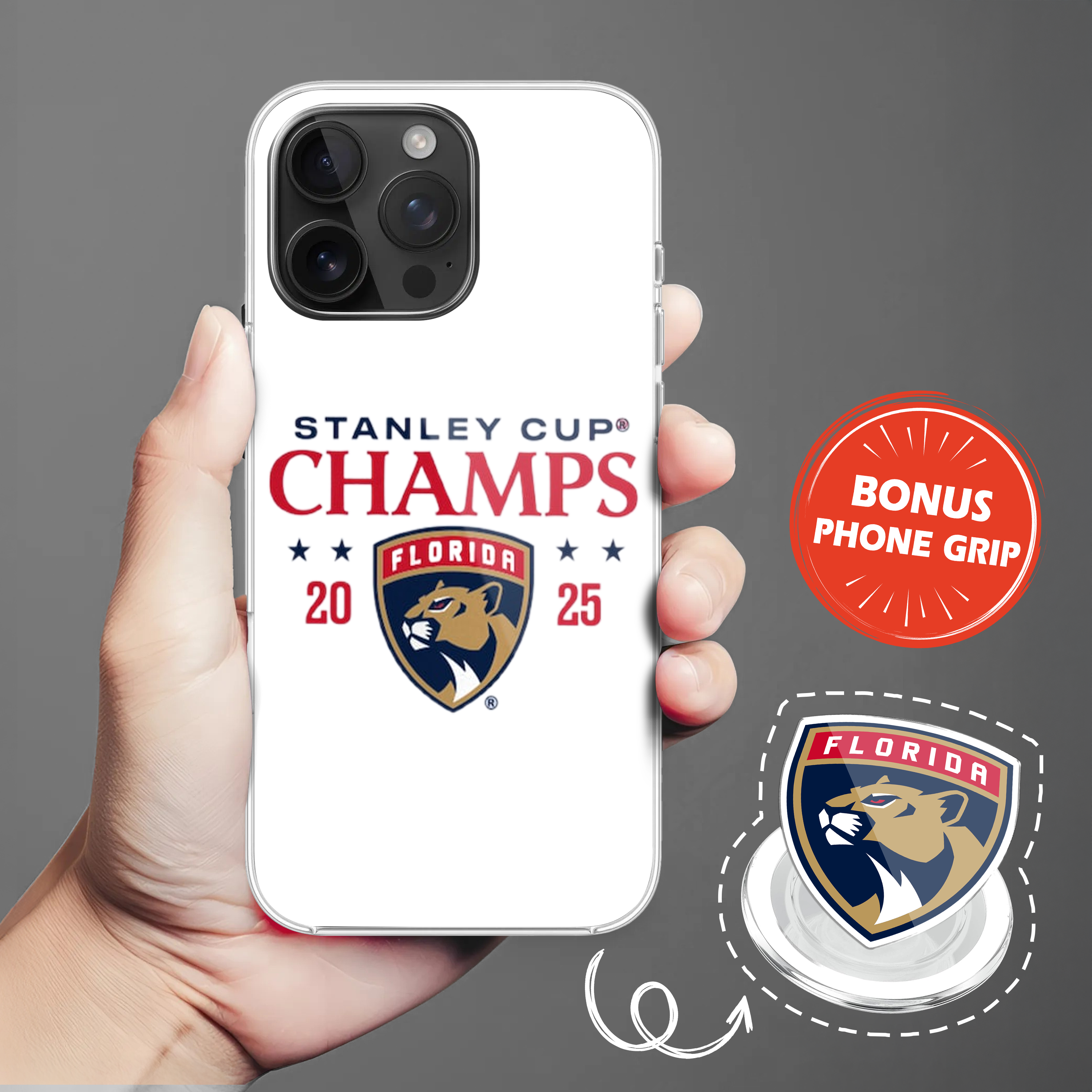 Florida Panthers 2025 Stanley Cup Champions  Phone Case PT71718 (Copy)