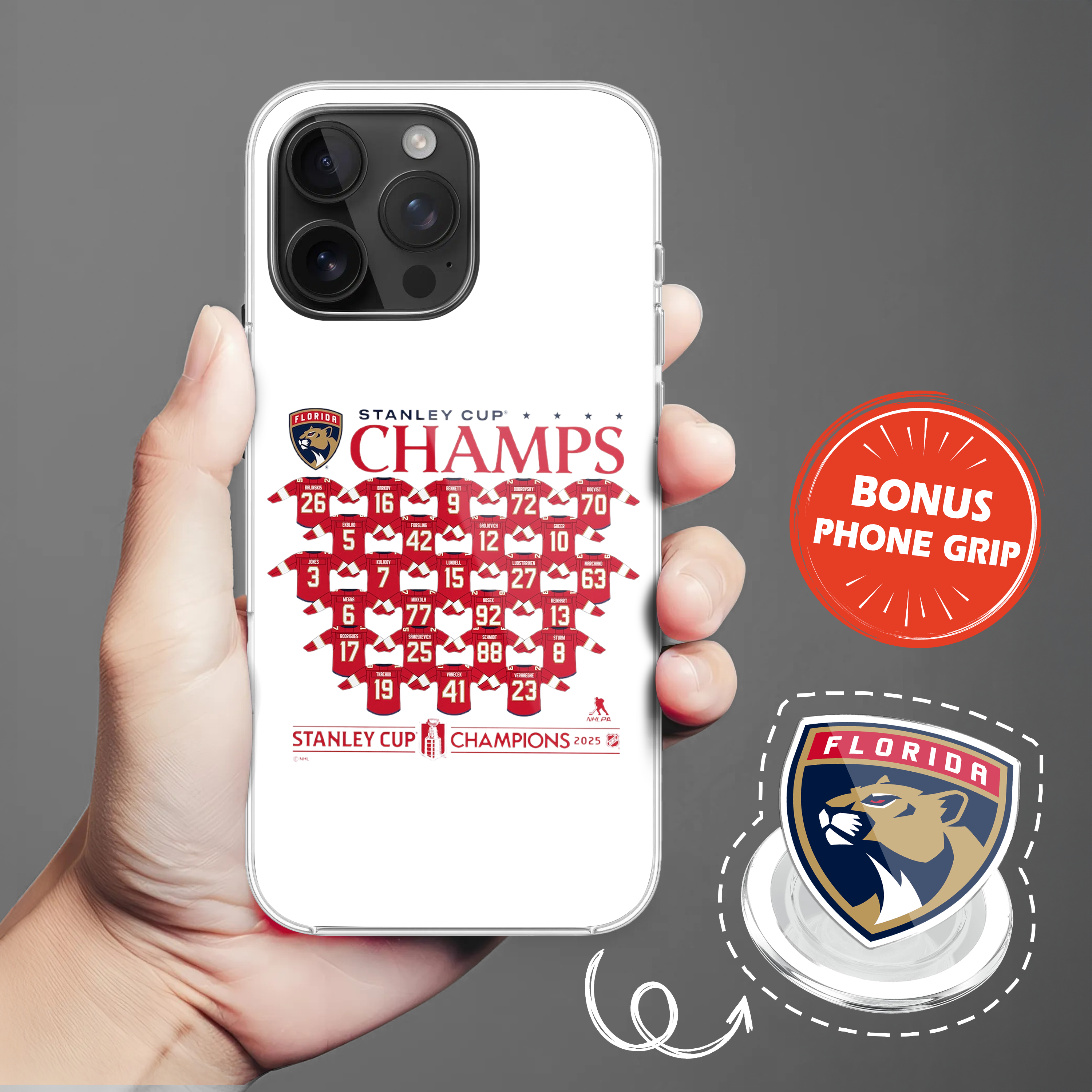 Florida Panthers 2025 Stanley Cup Champions  Phone Case PT71718