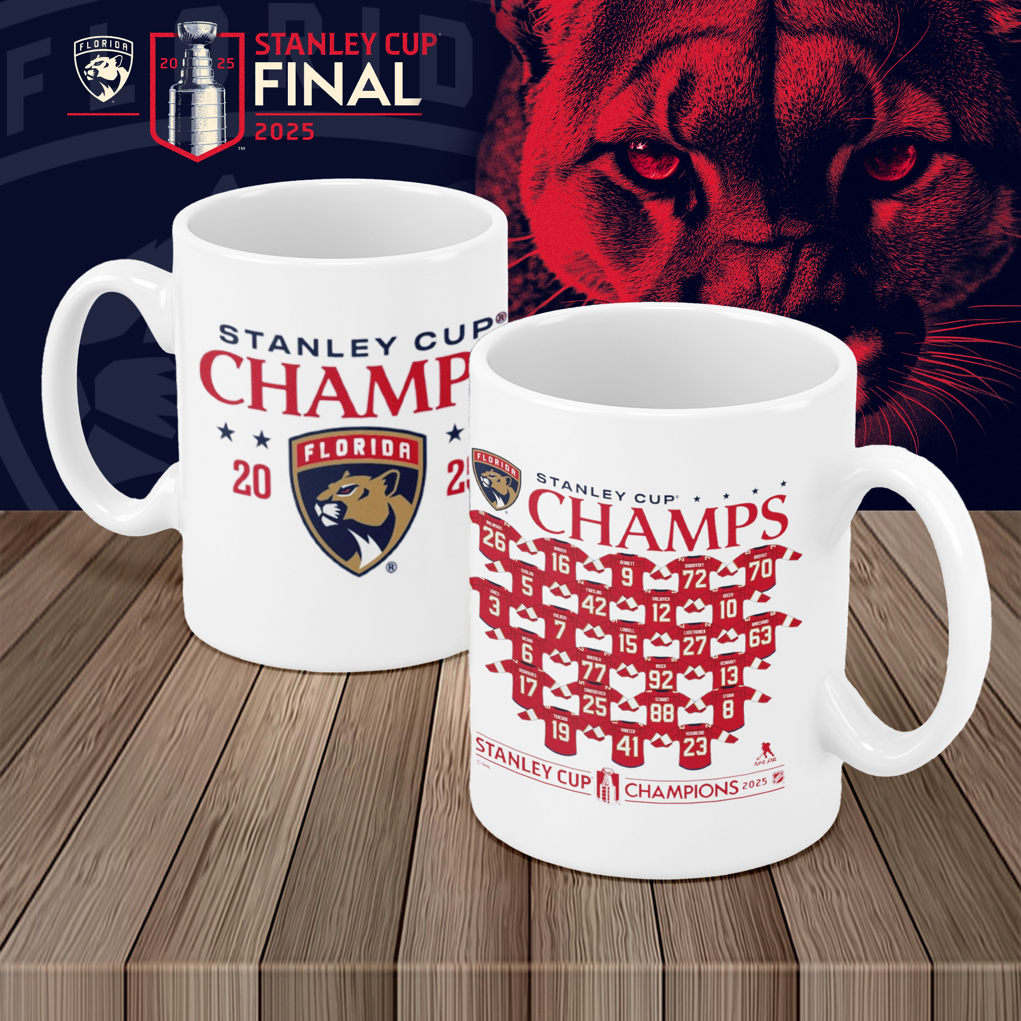 Florida Panthers 2025 Stanley Cup Champions PT71716 (Copy)