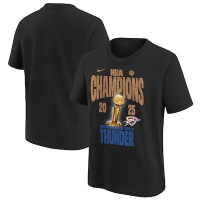 Oklahoma City Thunder 2025 NBA Finals Champions Locker Room Confetti T-Shirt PT71730