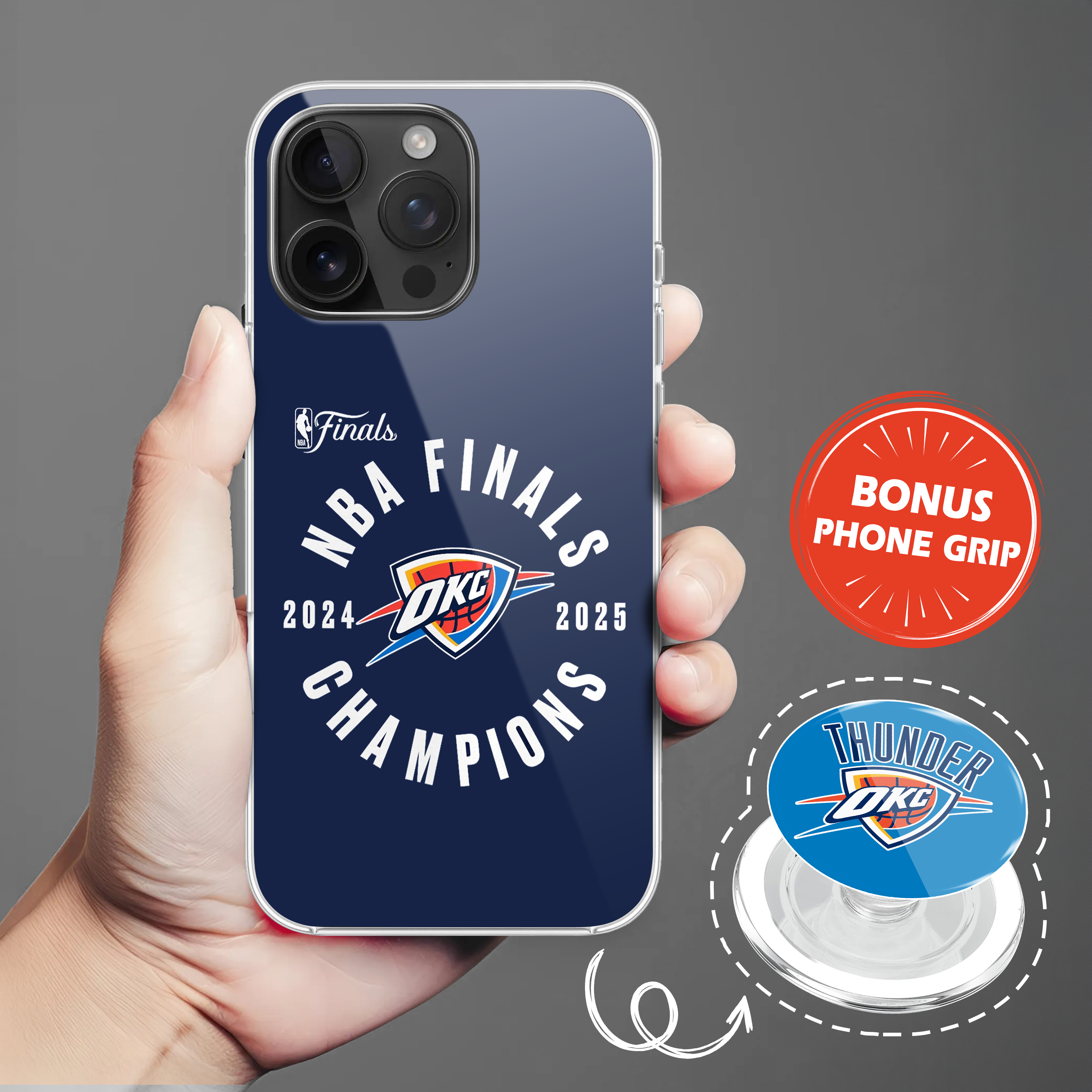 Oklahoma City Thunder Phone Case & Phone Grip PT71764