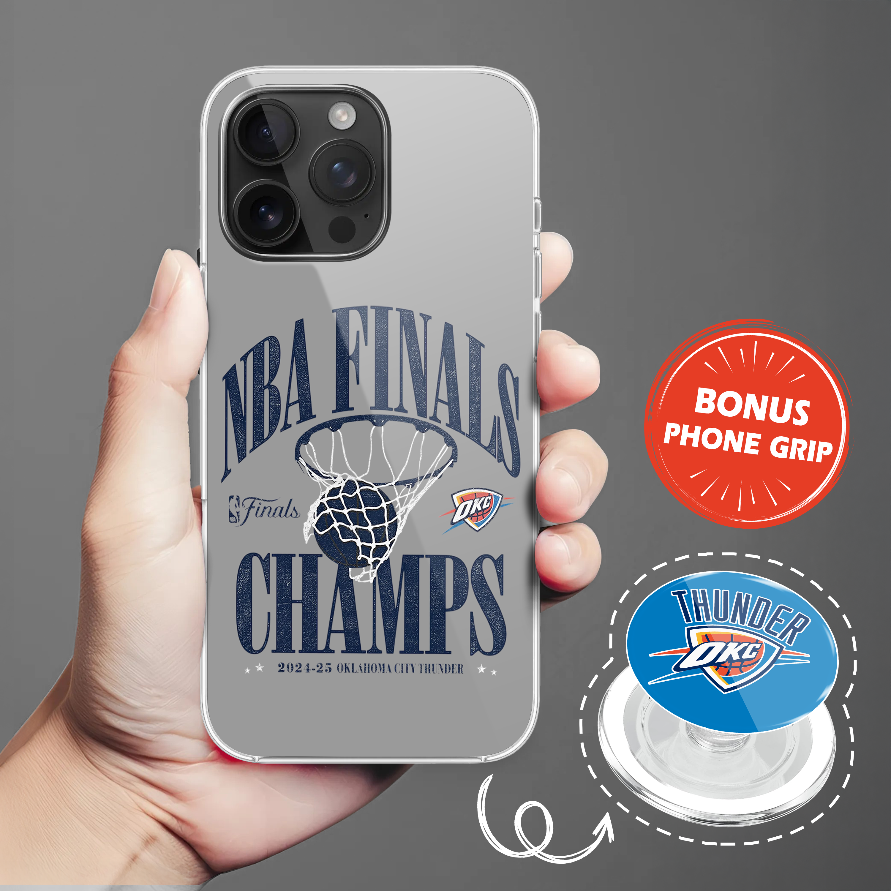 Oklahoma City Thunder Phone Case & Phone Grip PT71771