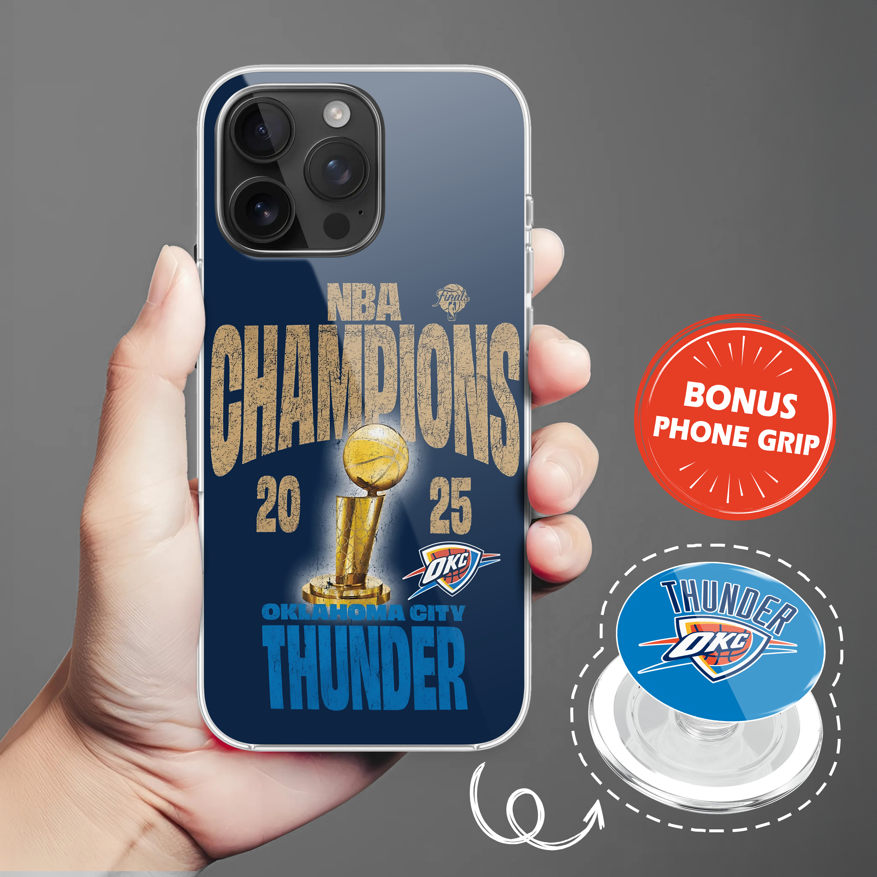 Oklahoma City Thunder Phone Case & Phone Grip PT71768