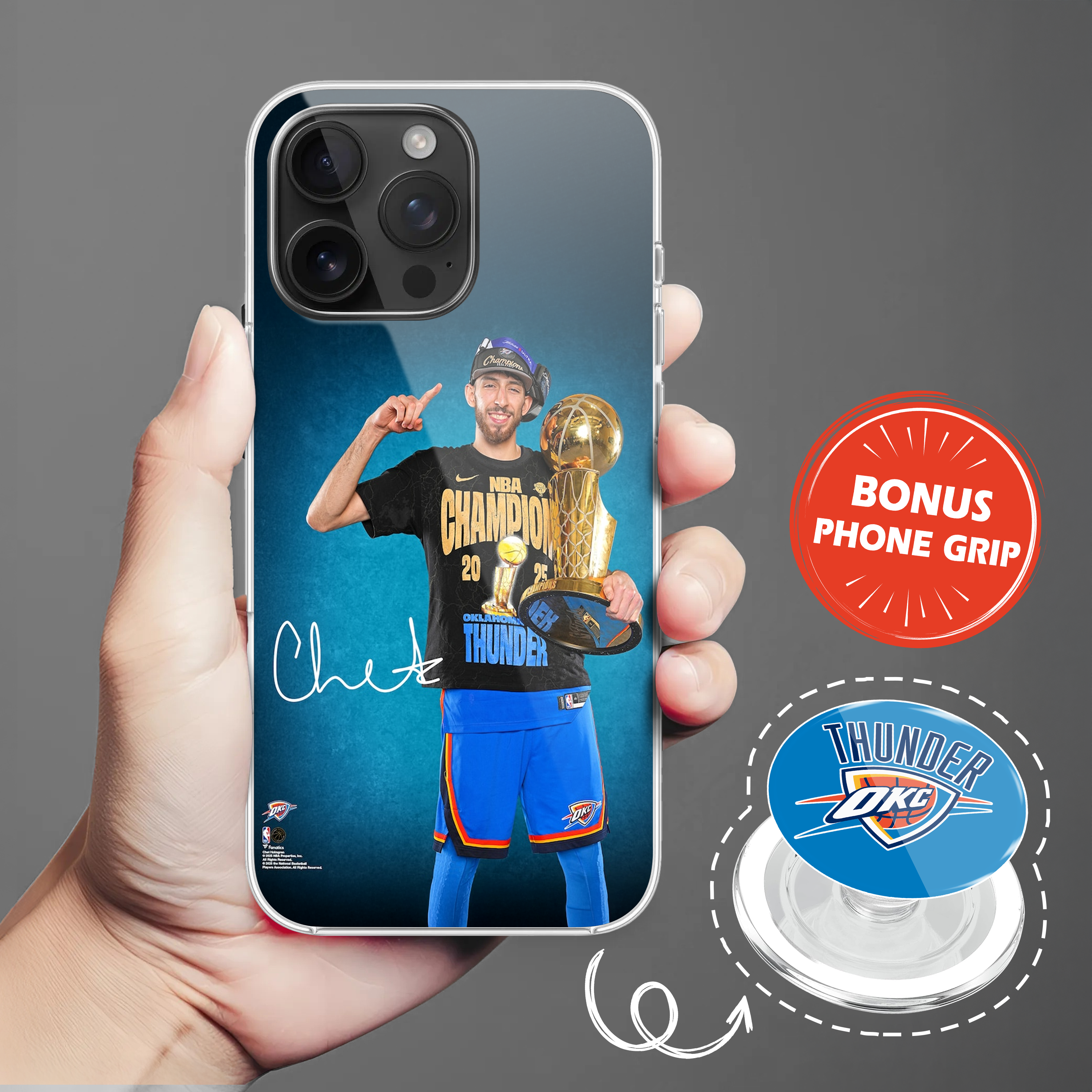 Oklahoma City Thunder Phone Case & Phone Grip PT71769