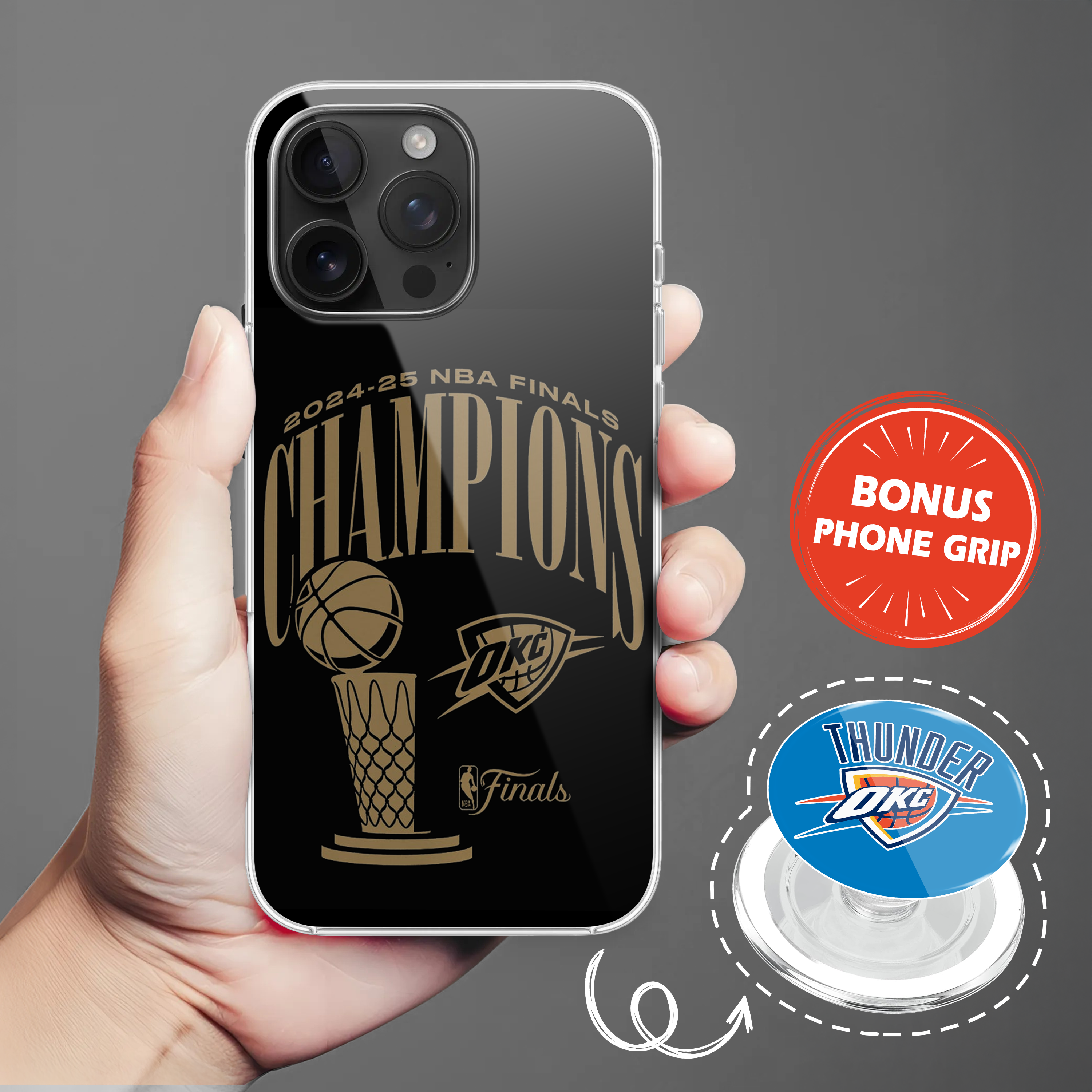 Oklahoma City Thunder Phone Case & Phone Grip PT71767