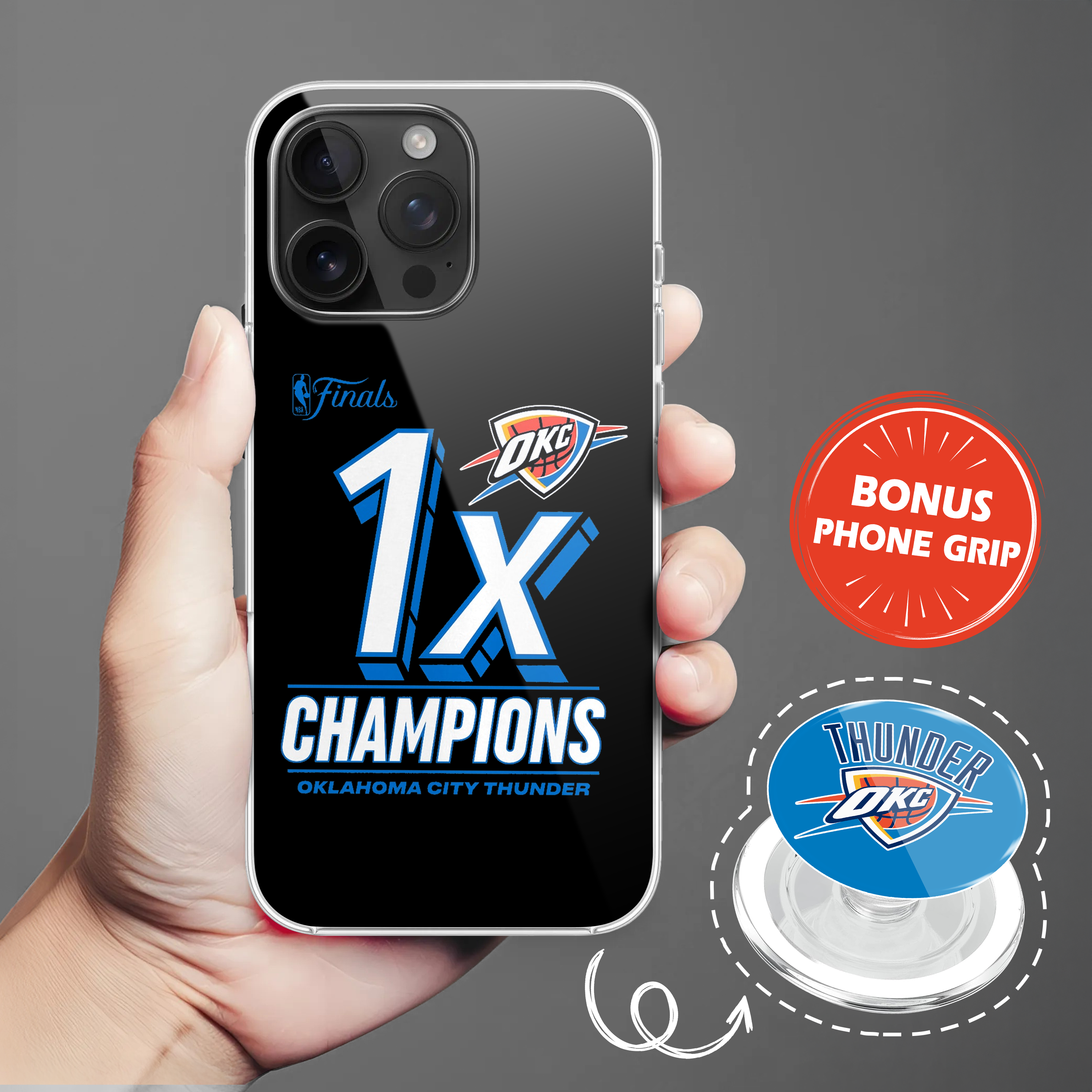 Oklahoma City Thunder Phone Case & Phone Grip PT71763