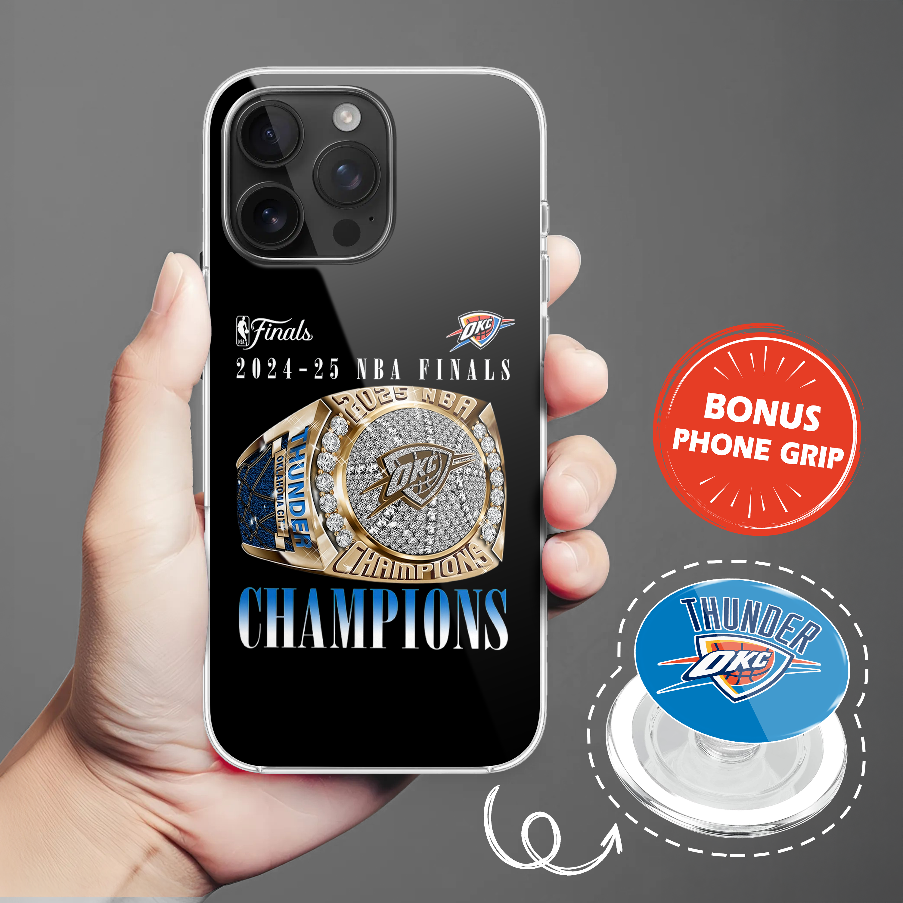 Oklahoma City Thunder Phone Case & Phone Grip PT71773