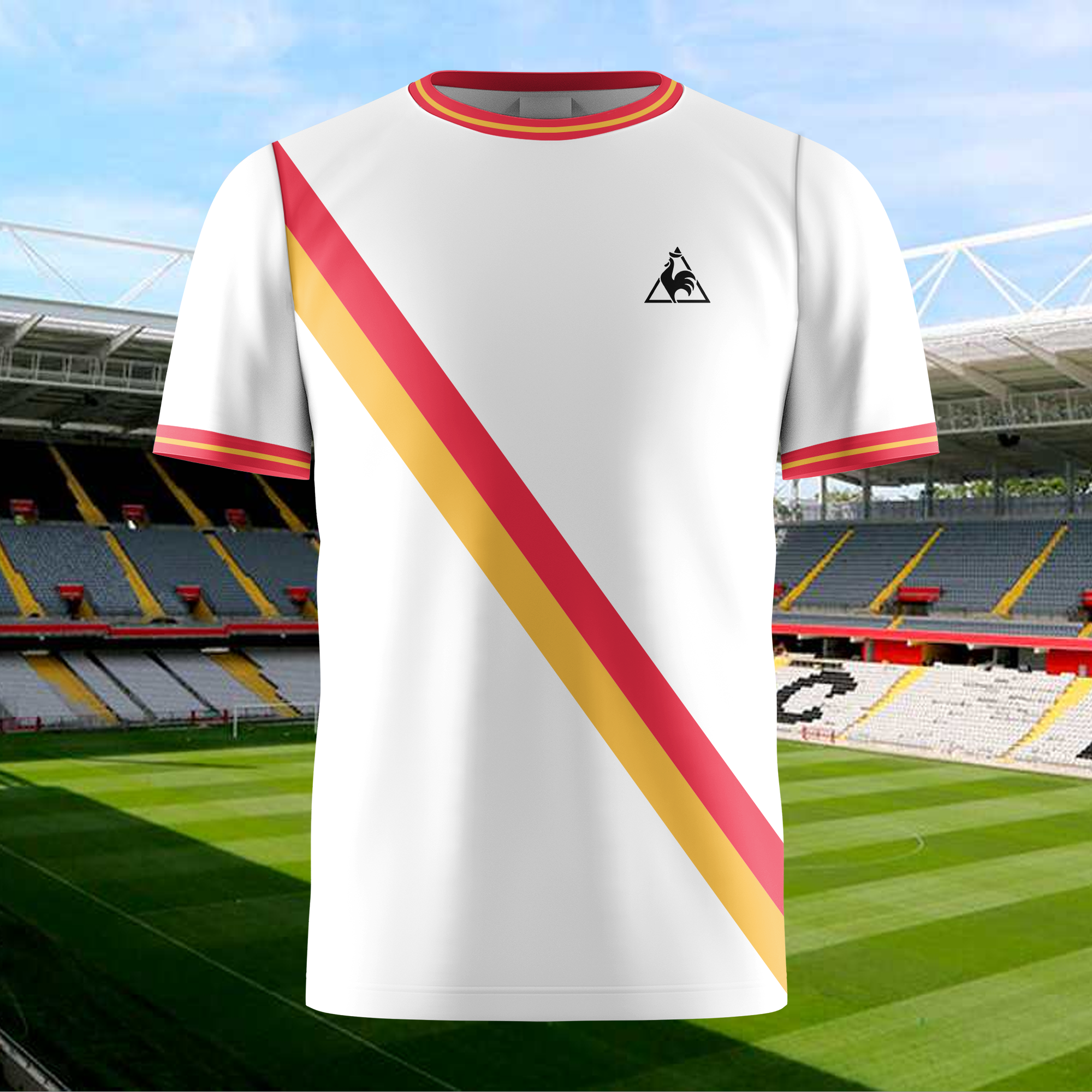 RC Lens 1969-70 Home Kit Retro Shirt PT71736
