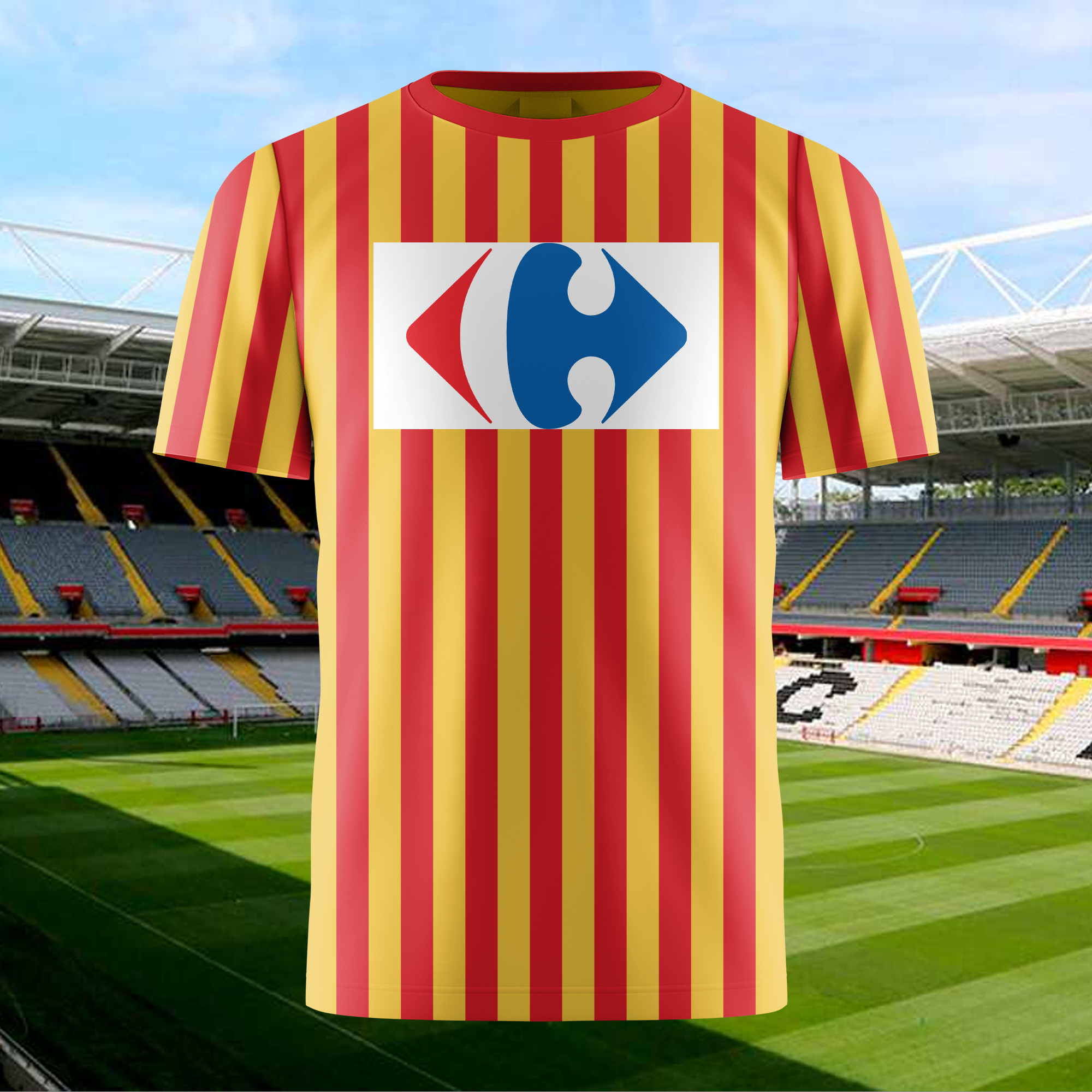 RC Lens 1972-73 Home Kit Retro Shirt PT71737
