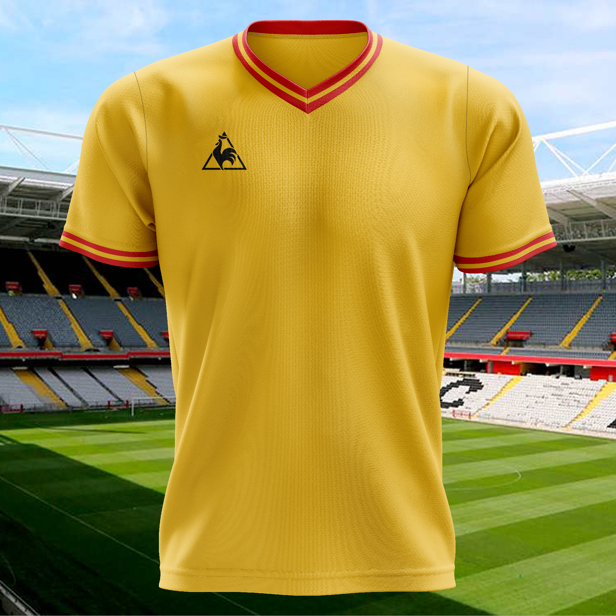 RC Lens 1973-74 Home Kit Retro Shirt PT71738