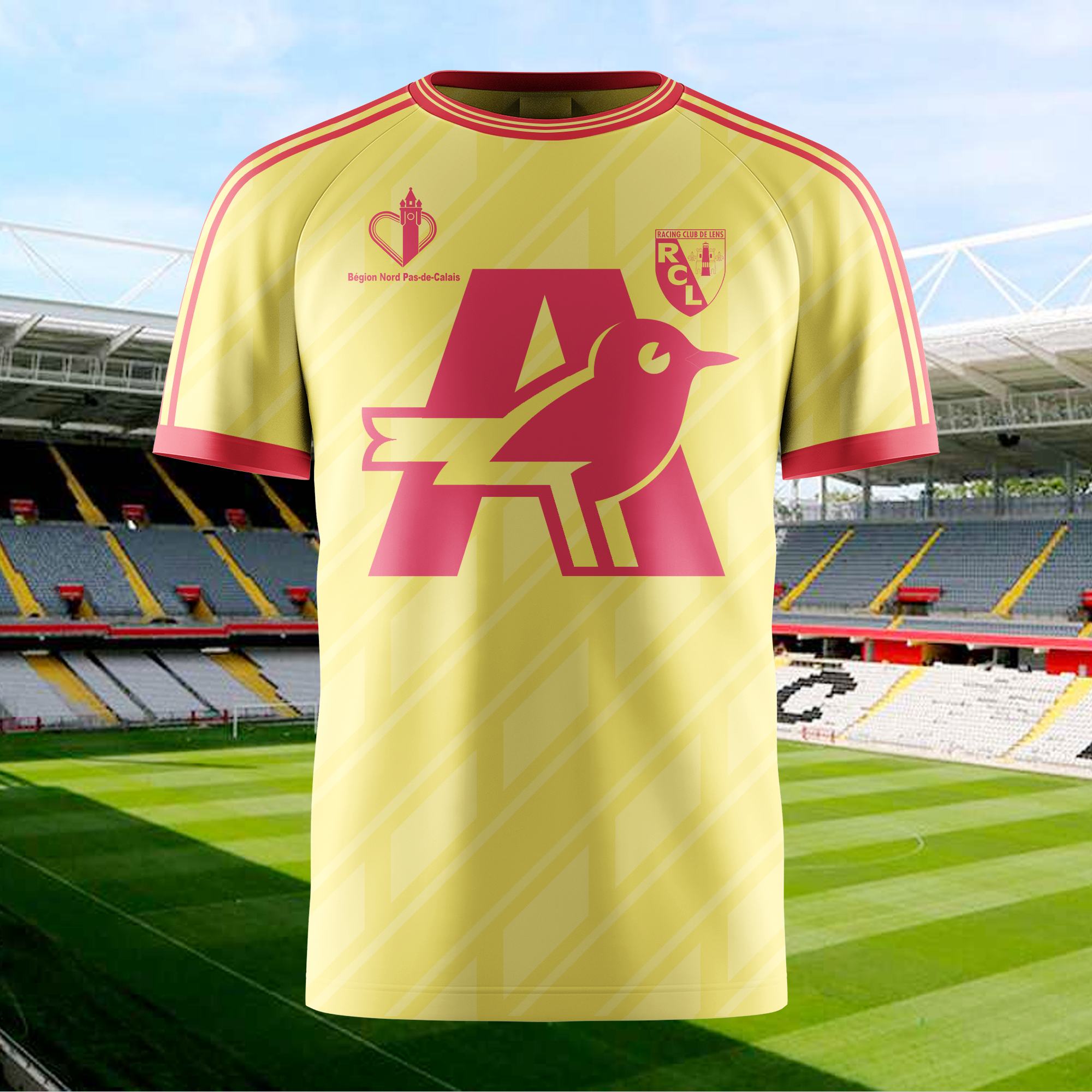 RC Lens 1987-88 Home Kit Retro Shirt PT71751