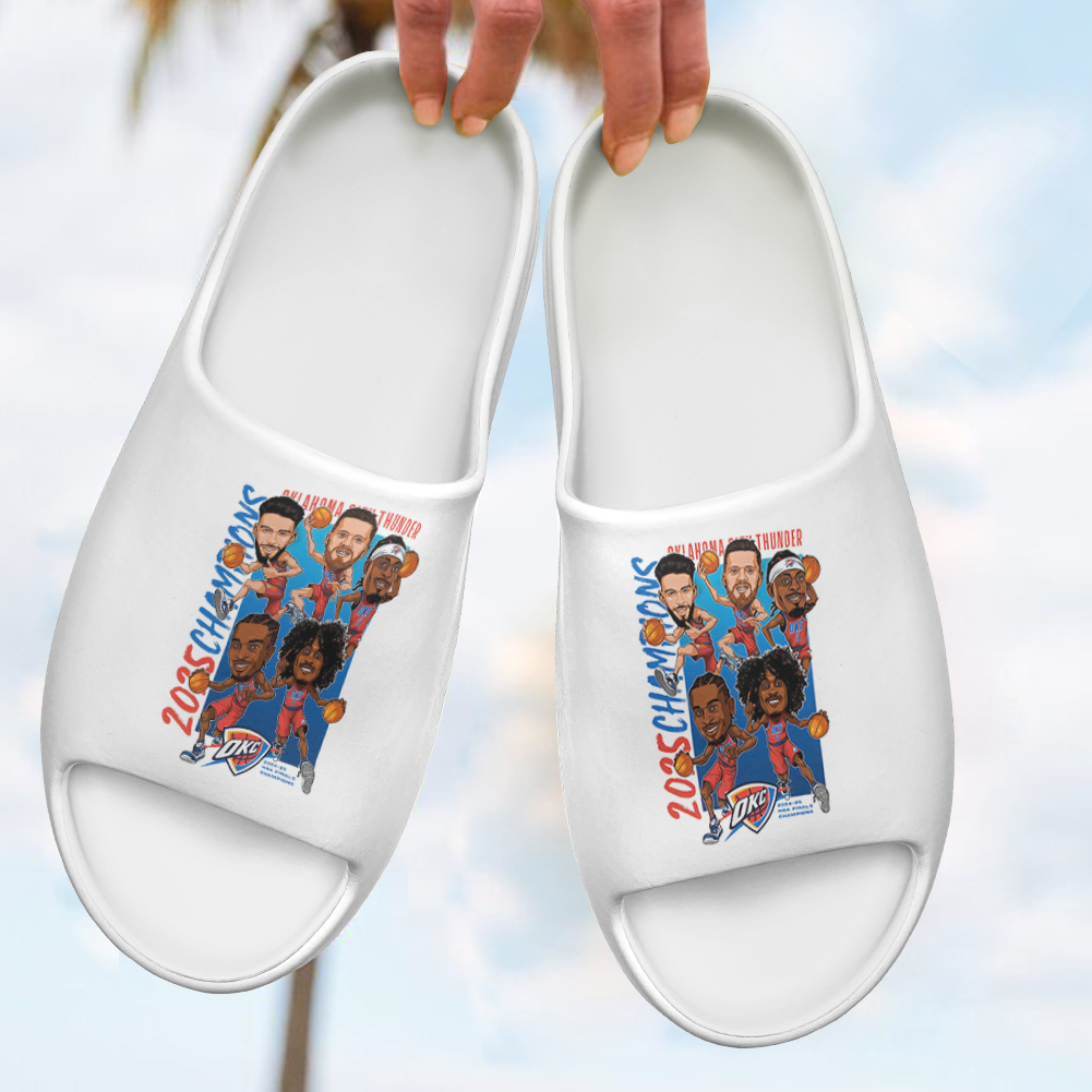 Oklahoma City Thunder Yeezy Slippers PT71849