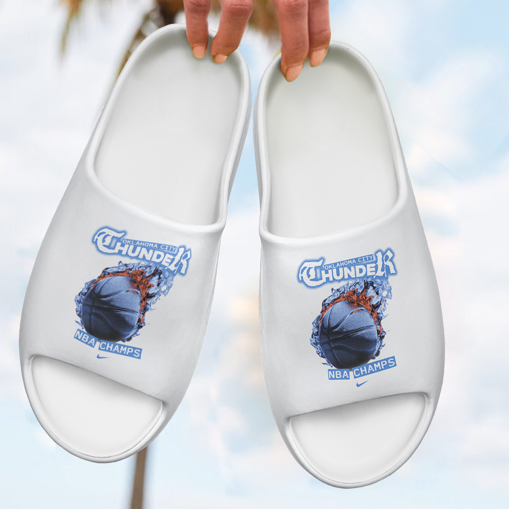 Oklahoma City Thunder Yeezy Slippers PT71842
