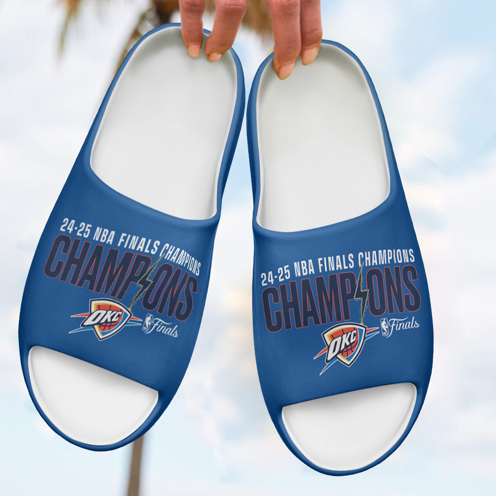 Oklahoma City Thunder Yeezy Slippers PT71839