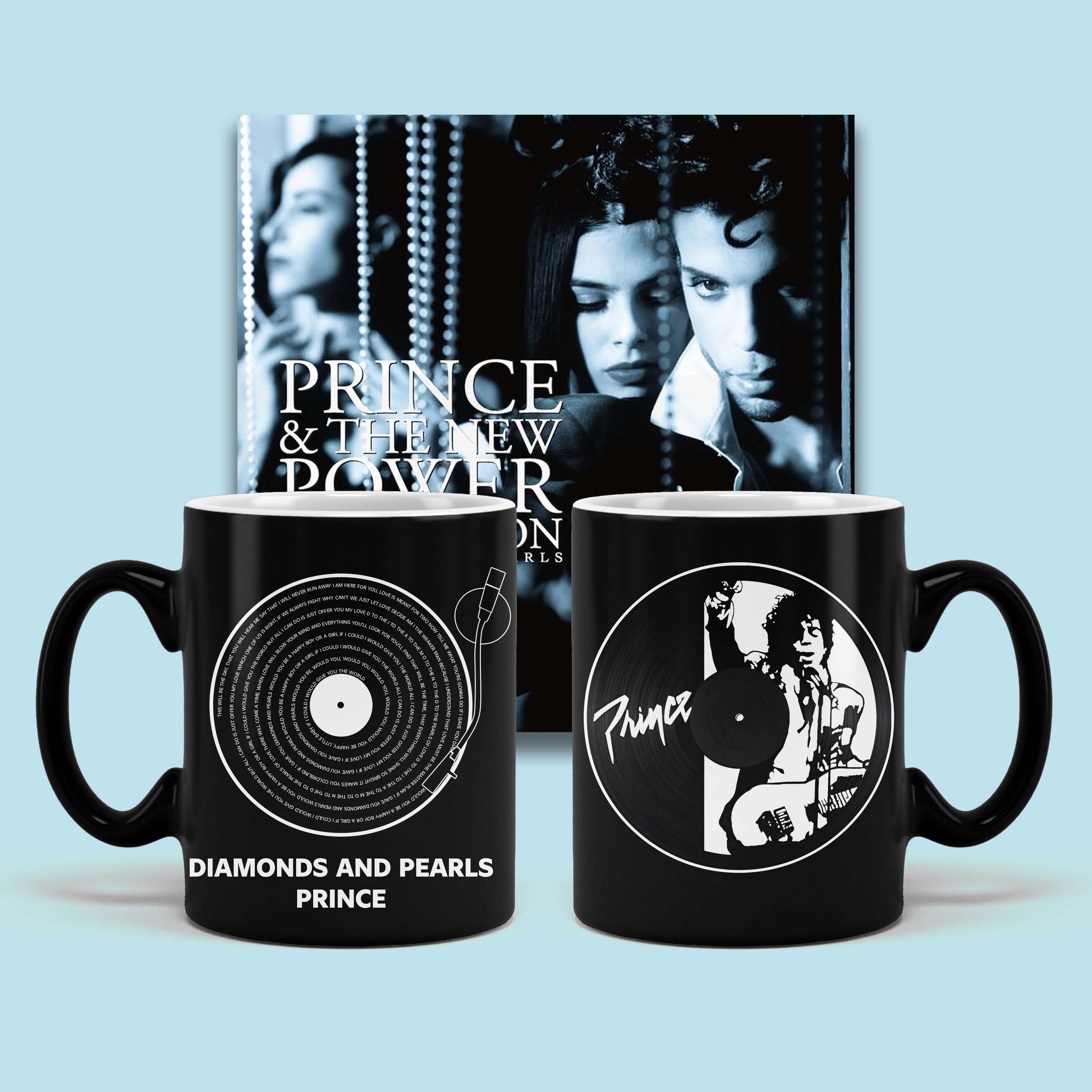 Diamonds and Pearls - Prince black Mug MS10006
