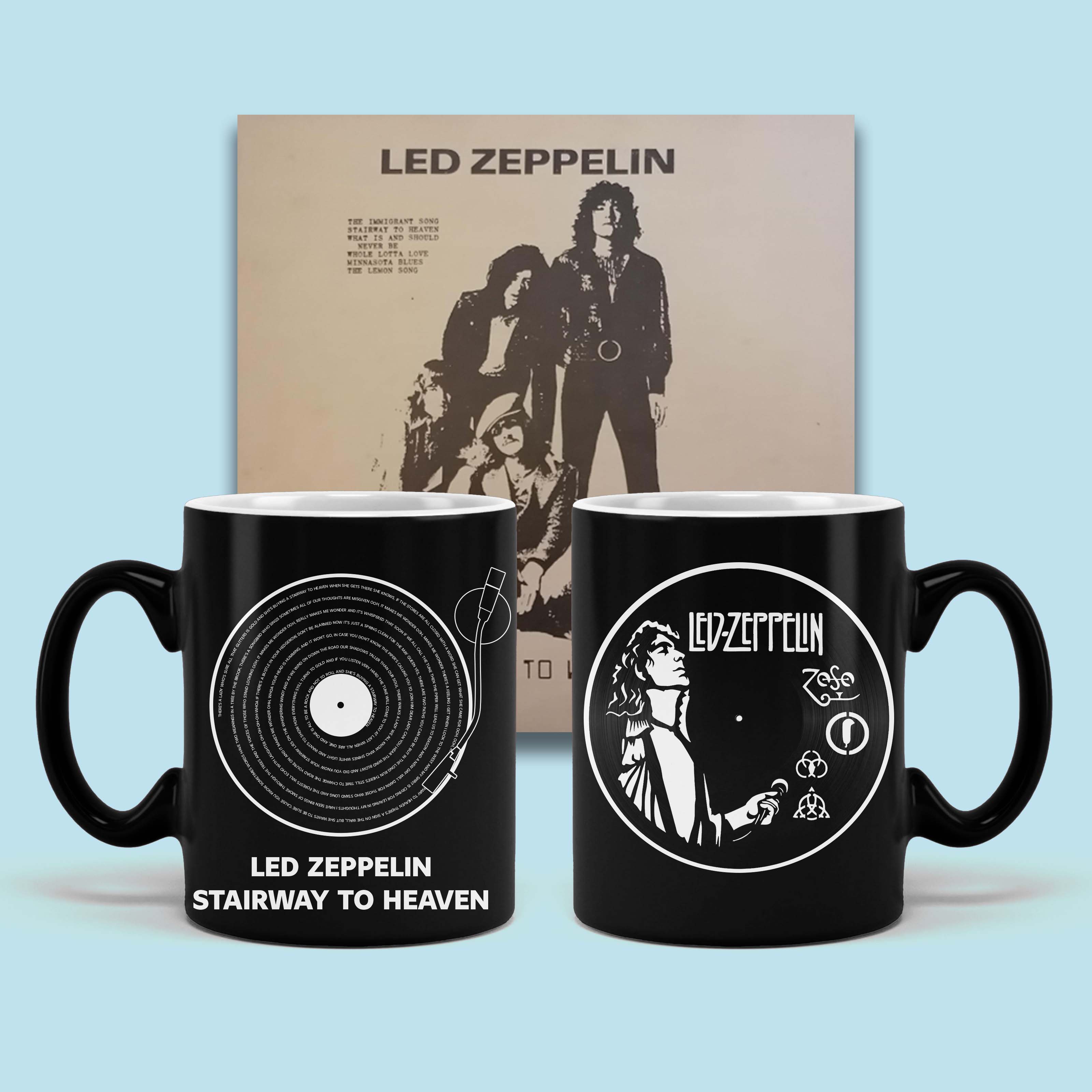Led Zeppelin - Stairway to Heaven black Mug MS10012